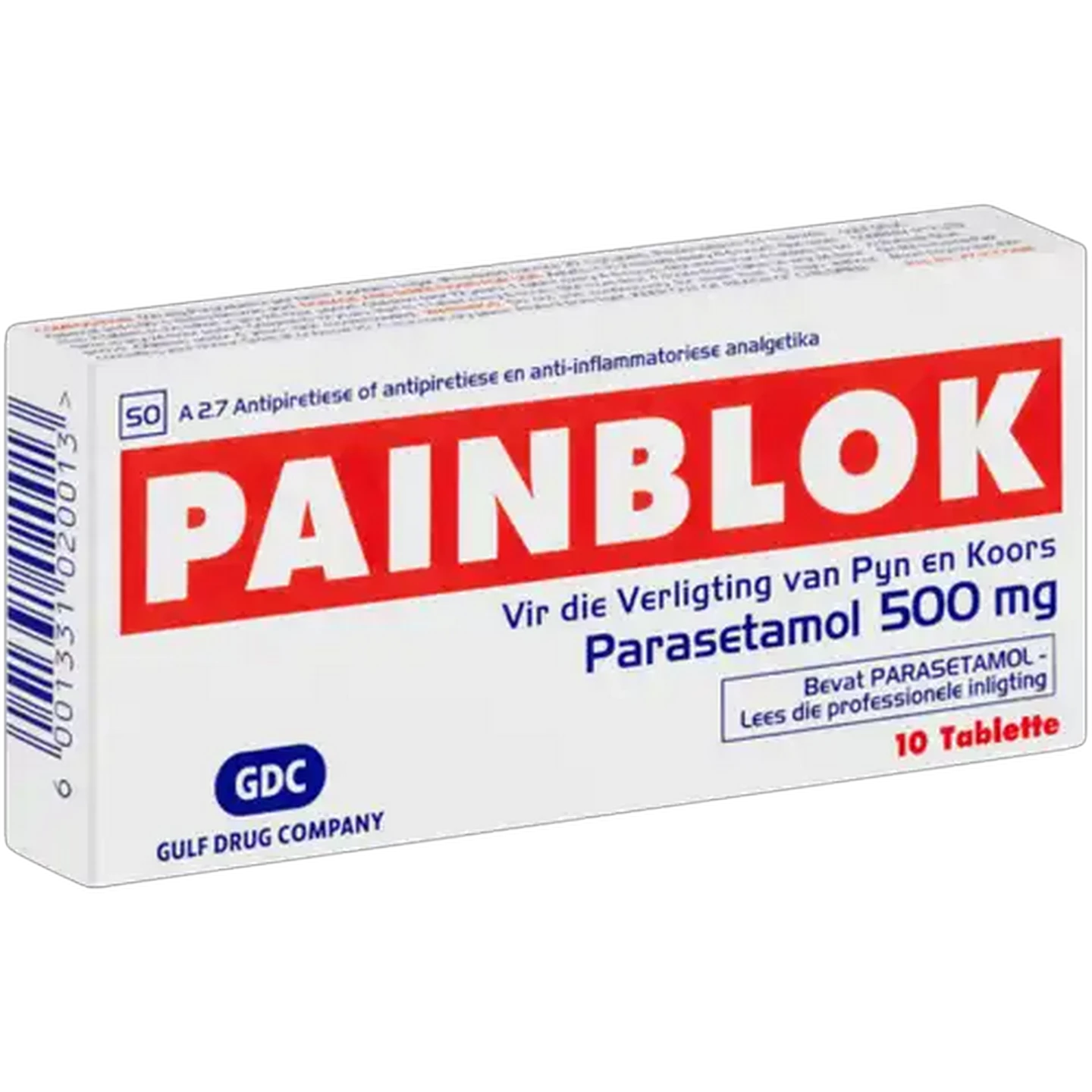 Image of Painblok 500mg Paracetamol Tablets 10 Pack