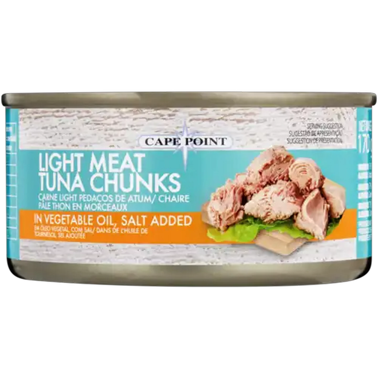 Image of Cape Point Light Meat Tuna Chunks in Vegetable Oil 170g