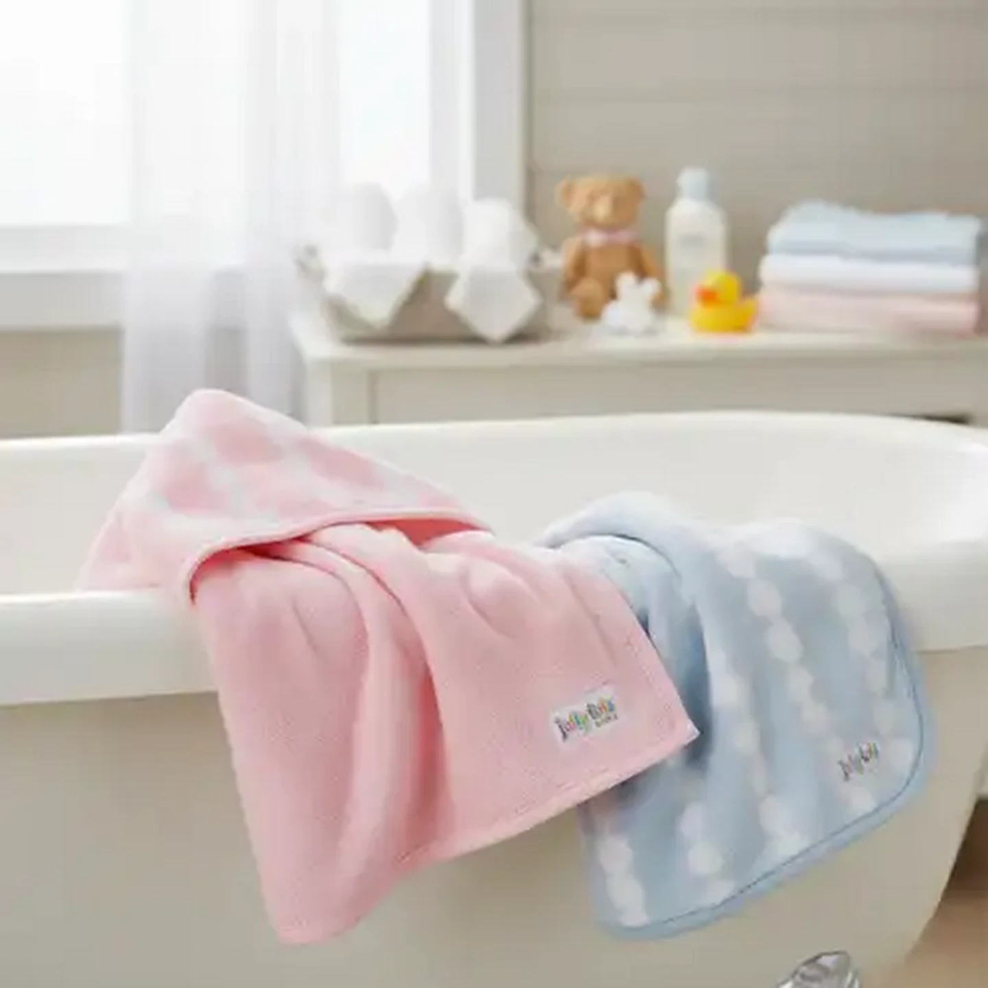 Checkers Sixty60 | Jolly Tots Velour Hooded Towel 2-Pack 66 x 75cm