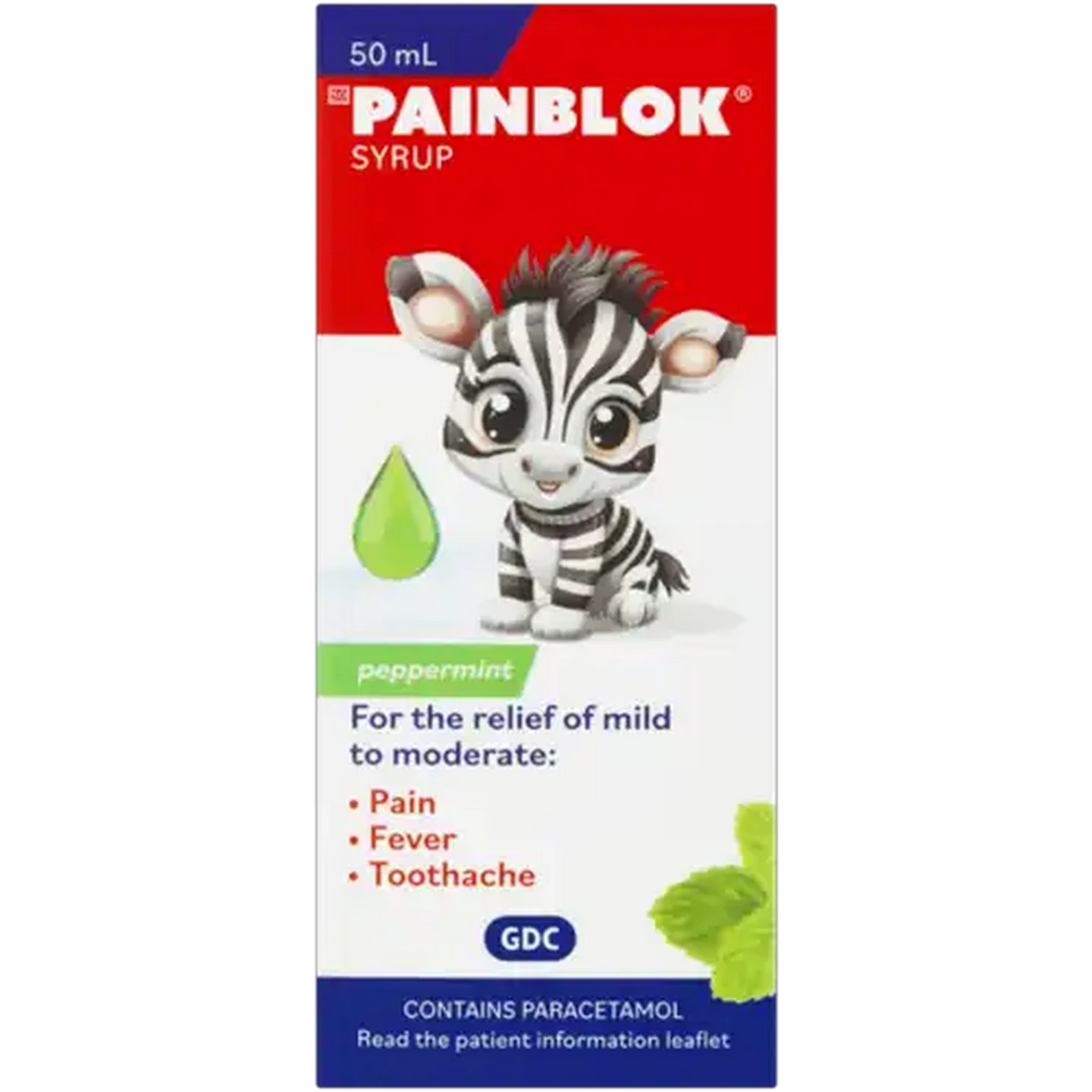 Image of Painblok Paediatric Paracetamol Syrup 50ml