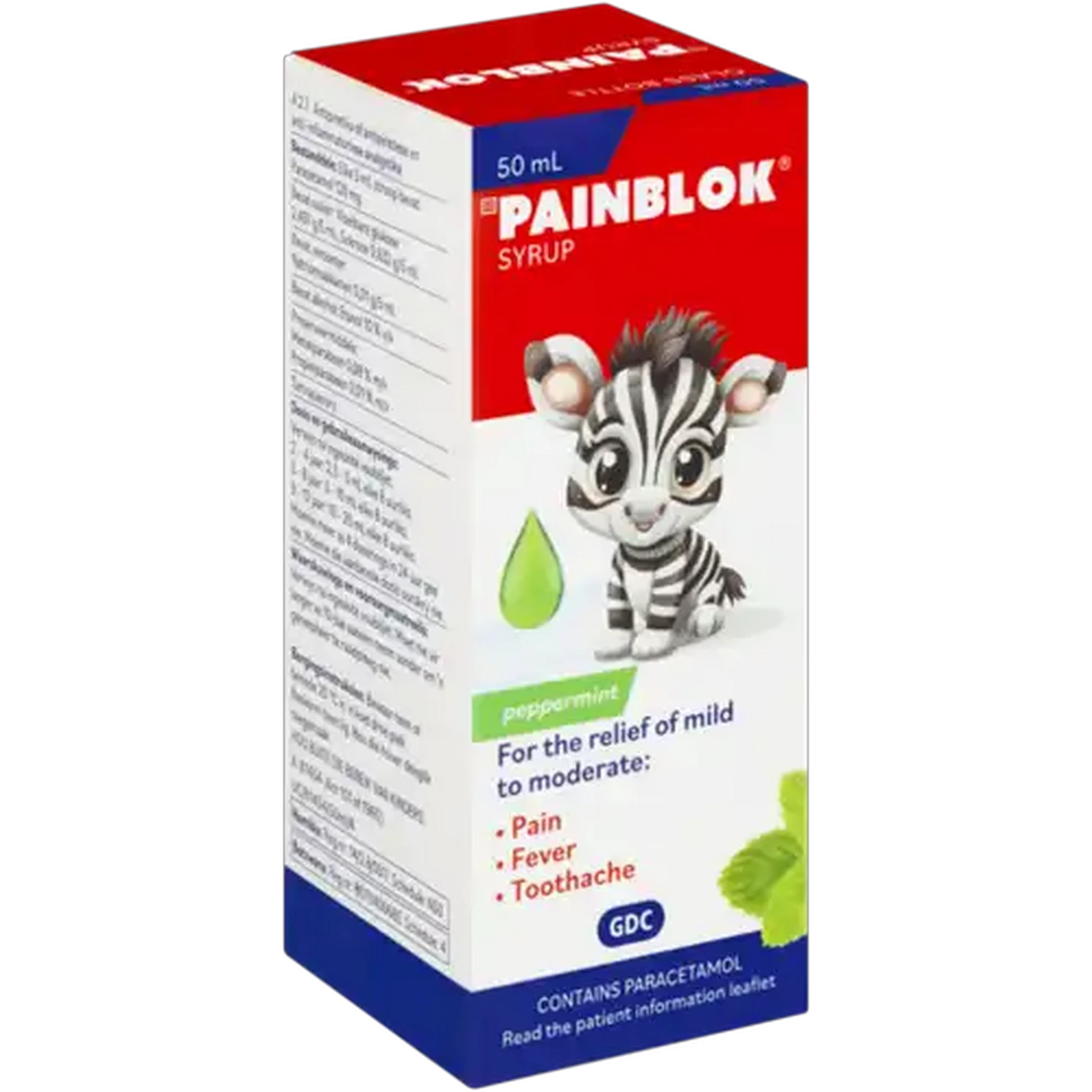 Image of Painblok Paediatric Paracetamol Syrup 50ml