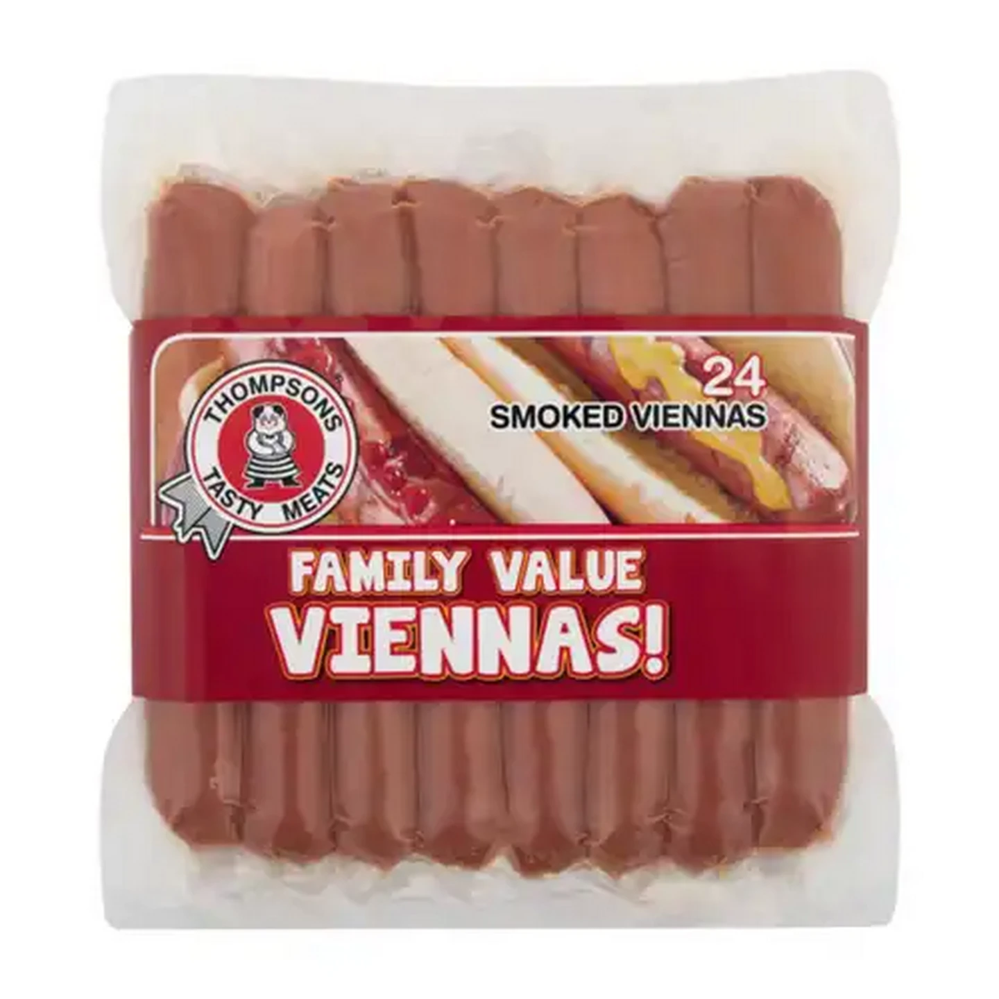 Image of Thompsons Family Value Smoked Viennas 1kg