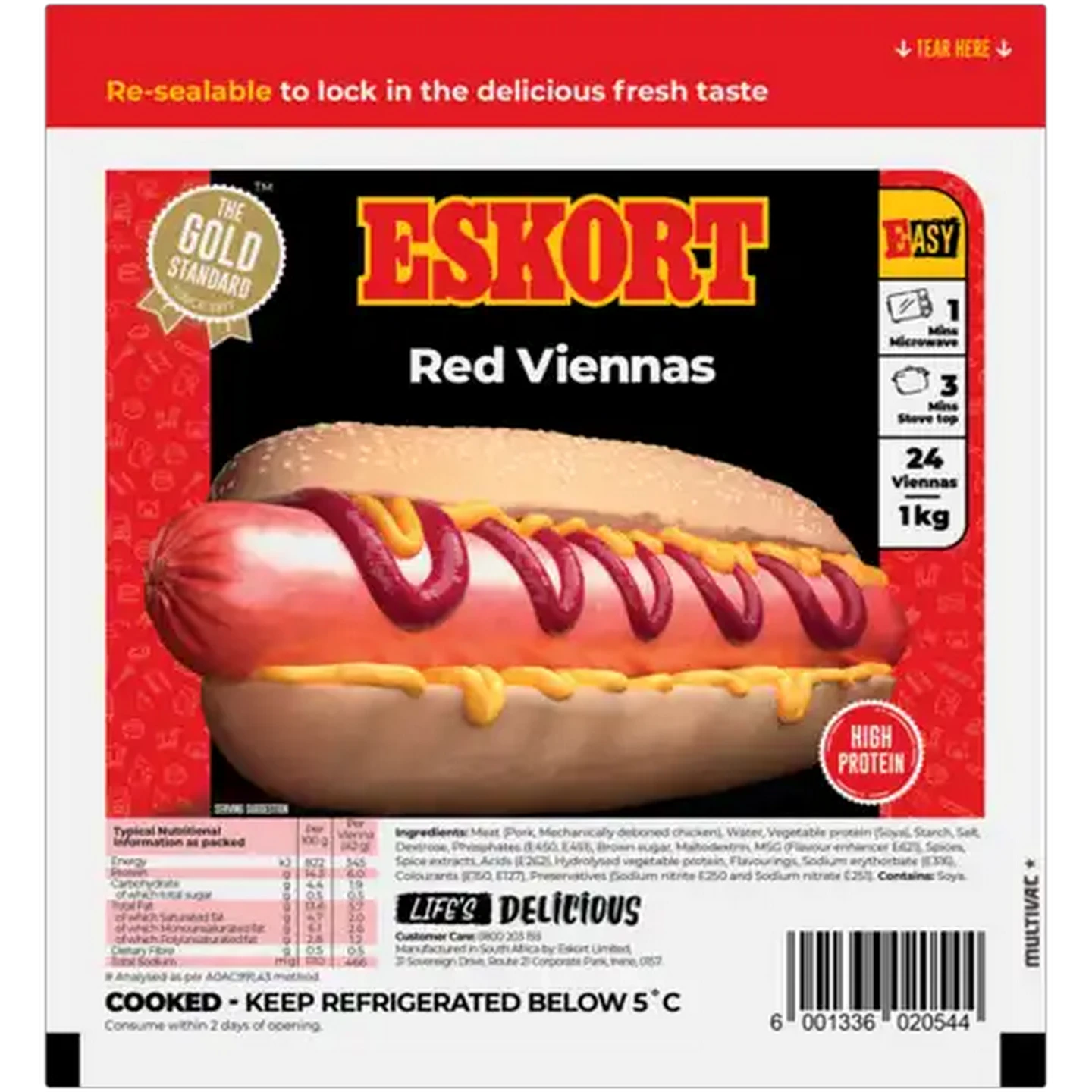 Image of Eskort Original Red Viennas 1kg