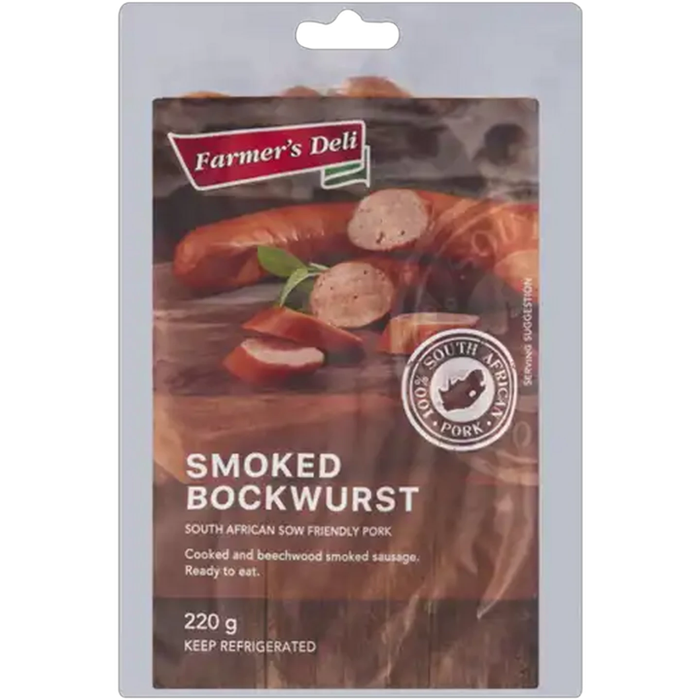 Image of Farmer's Deli Smoked Bockwurst 220g