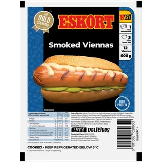 Eskort Smoked Viennas 500g