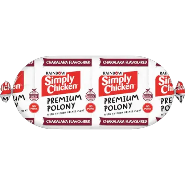 RAINBOW Simply Chicken Chakalaka Flavoured Premium Polony 1kg