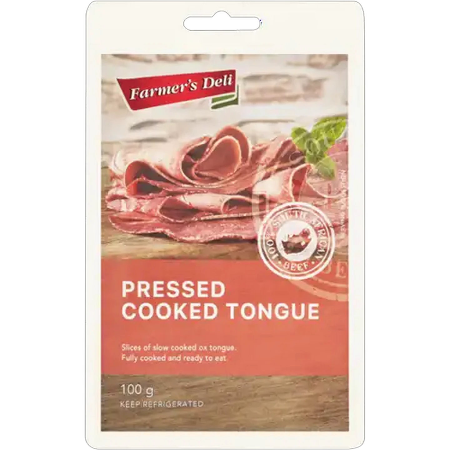 Image of Farmer's Deli Pressed Beef Tongue 100g