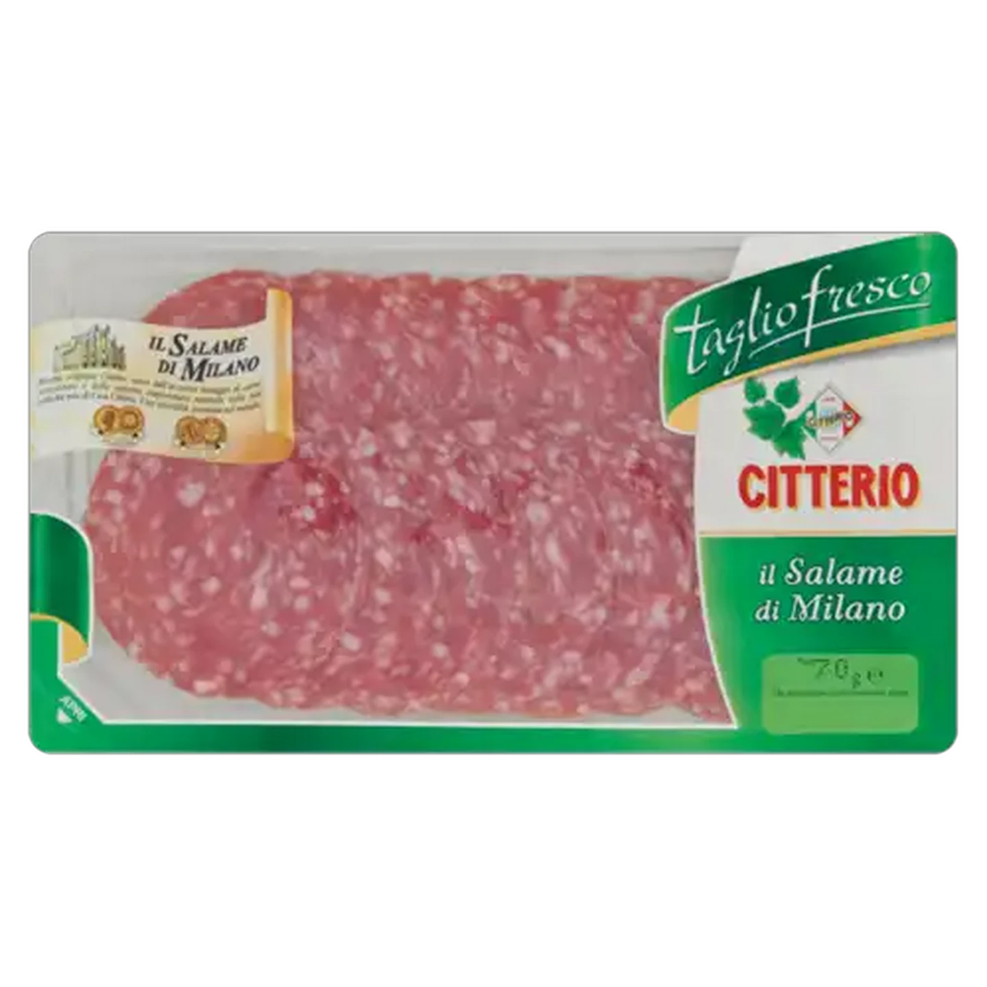 Image of Citterio Sliced Milano Salami 70g