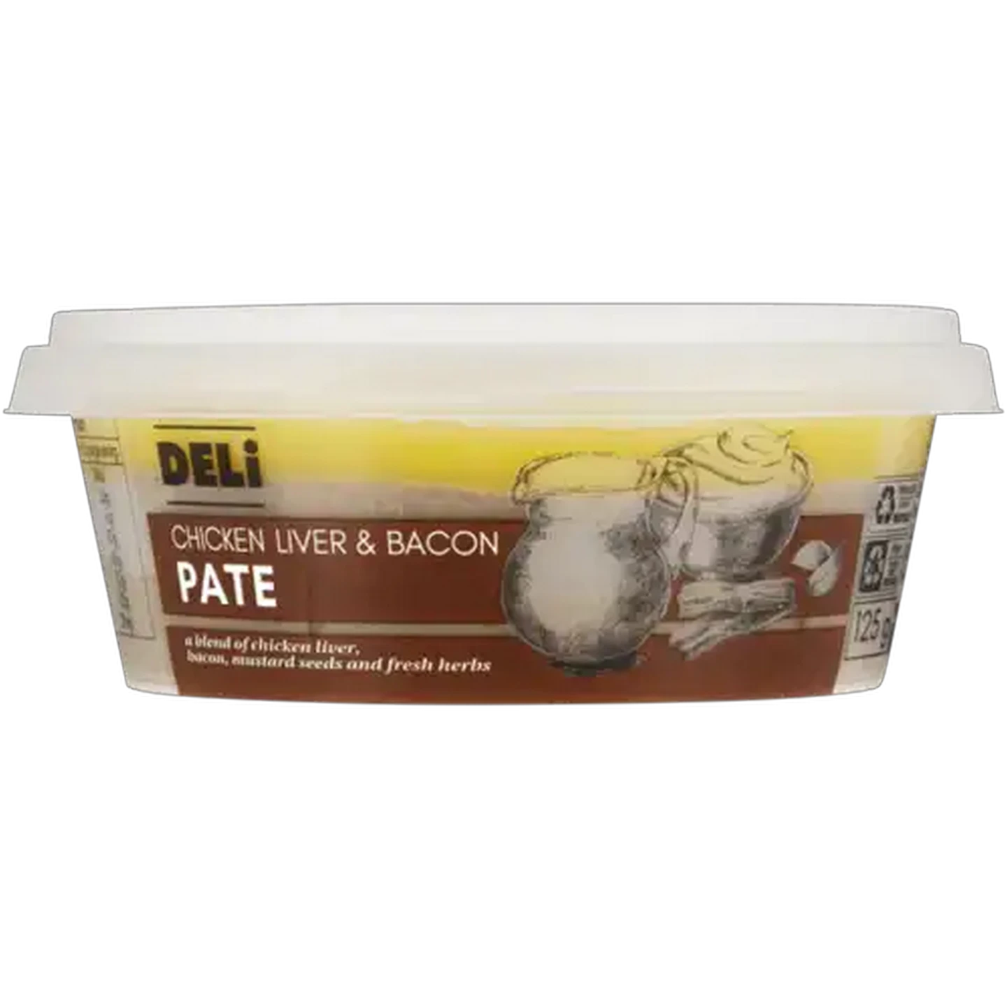 Image of Deli Chicken Liver & Bacon Pate 125g
