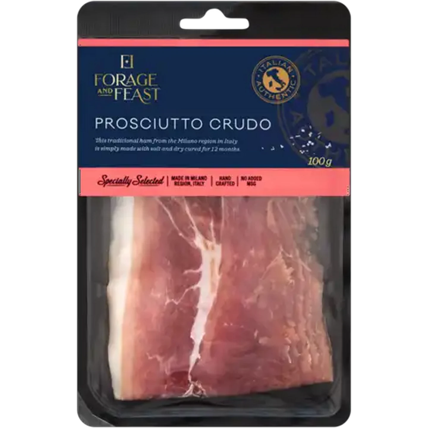 Image of Forage And Feast Prosciutto Crudo 100g