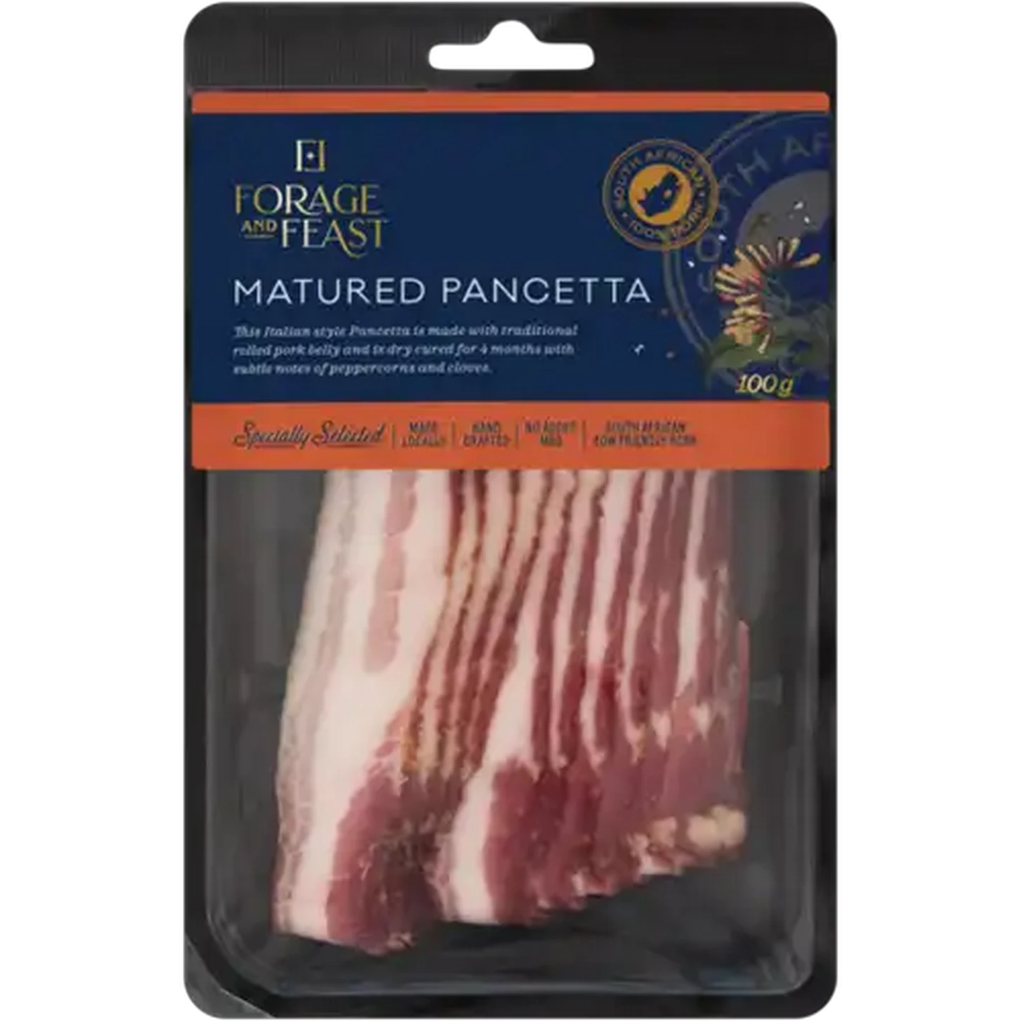 Image of Forage And Feast Matured Pancetta 100g