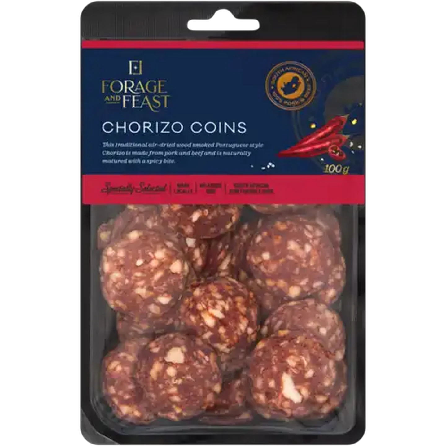 Image of Feinschmecker Chorizo Coins Per KG