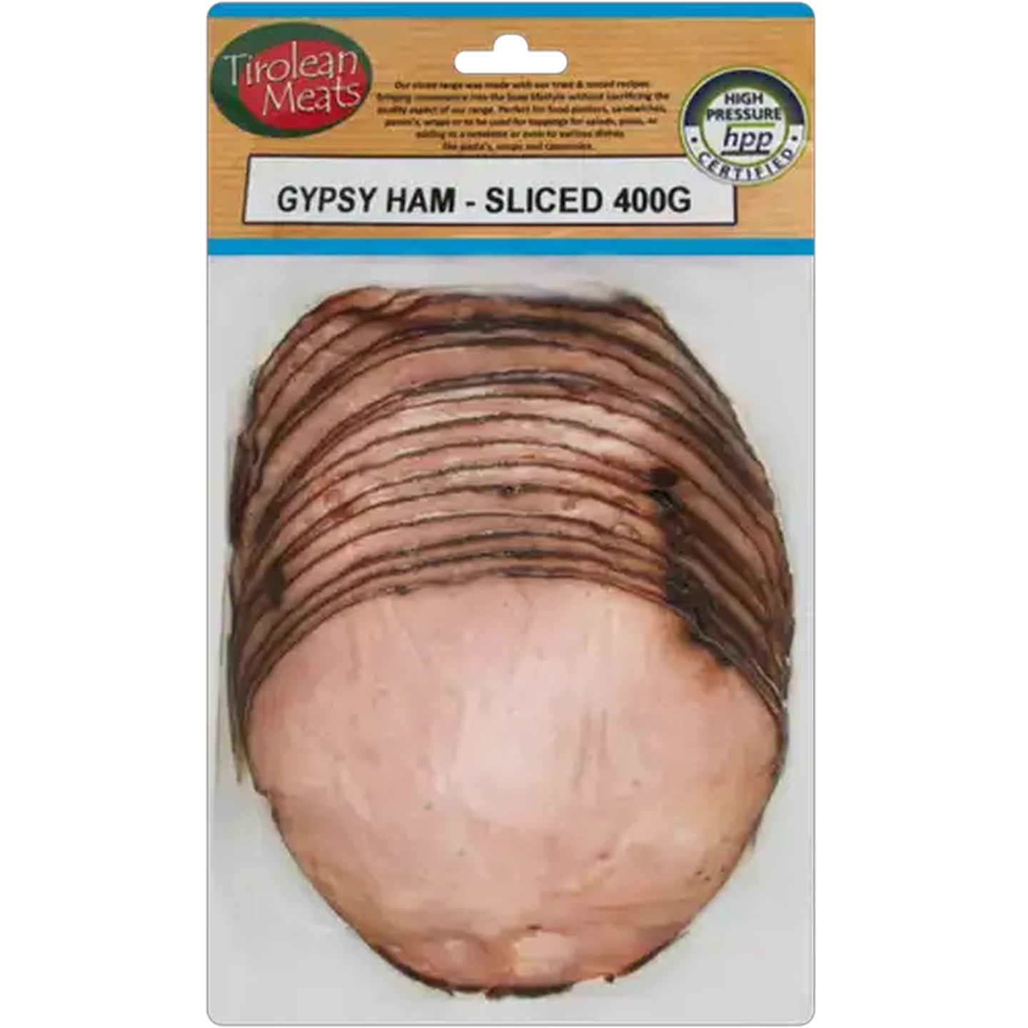 Image of Tirolean Meats Sliced Gypsy Ham 400g