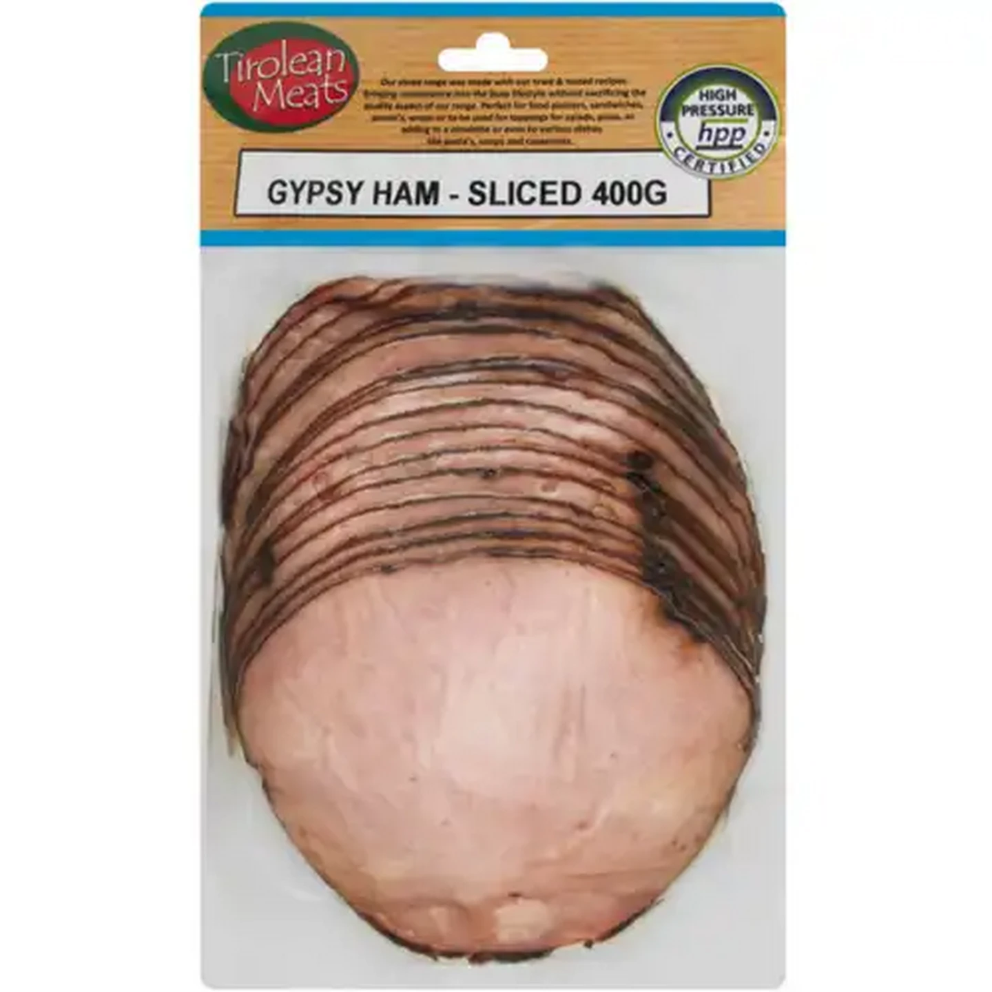 Image of Tirolean Meats Sliced Gypsy Ham 400g