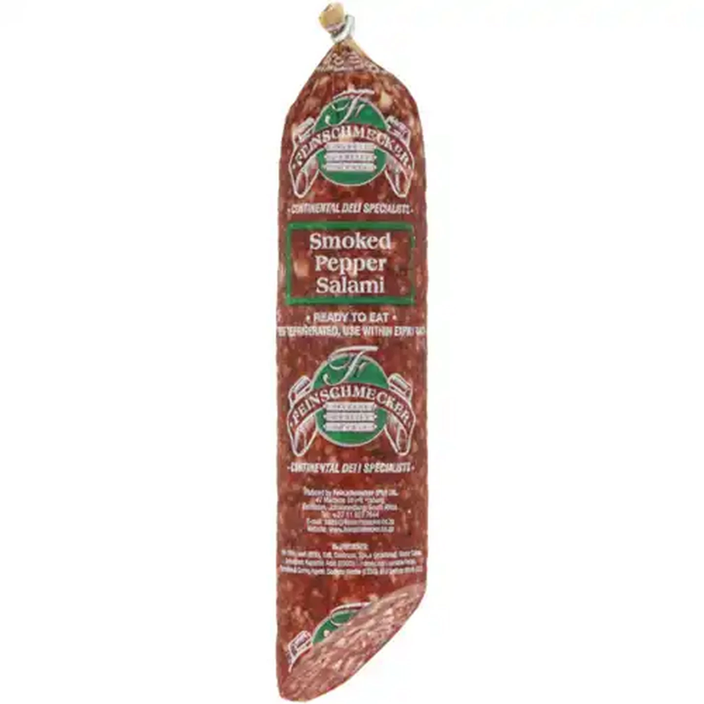 Image of Feinschmecker Smoked Pepper Salami Per kg