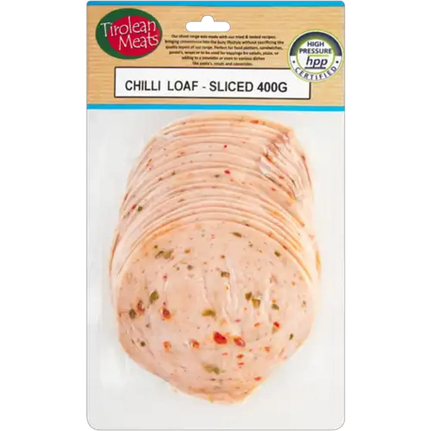 Image of Tirolean Meats Sliced Chilli Loaf 400g