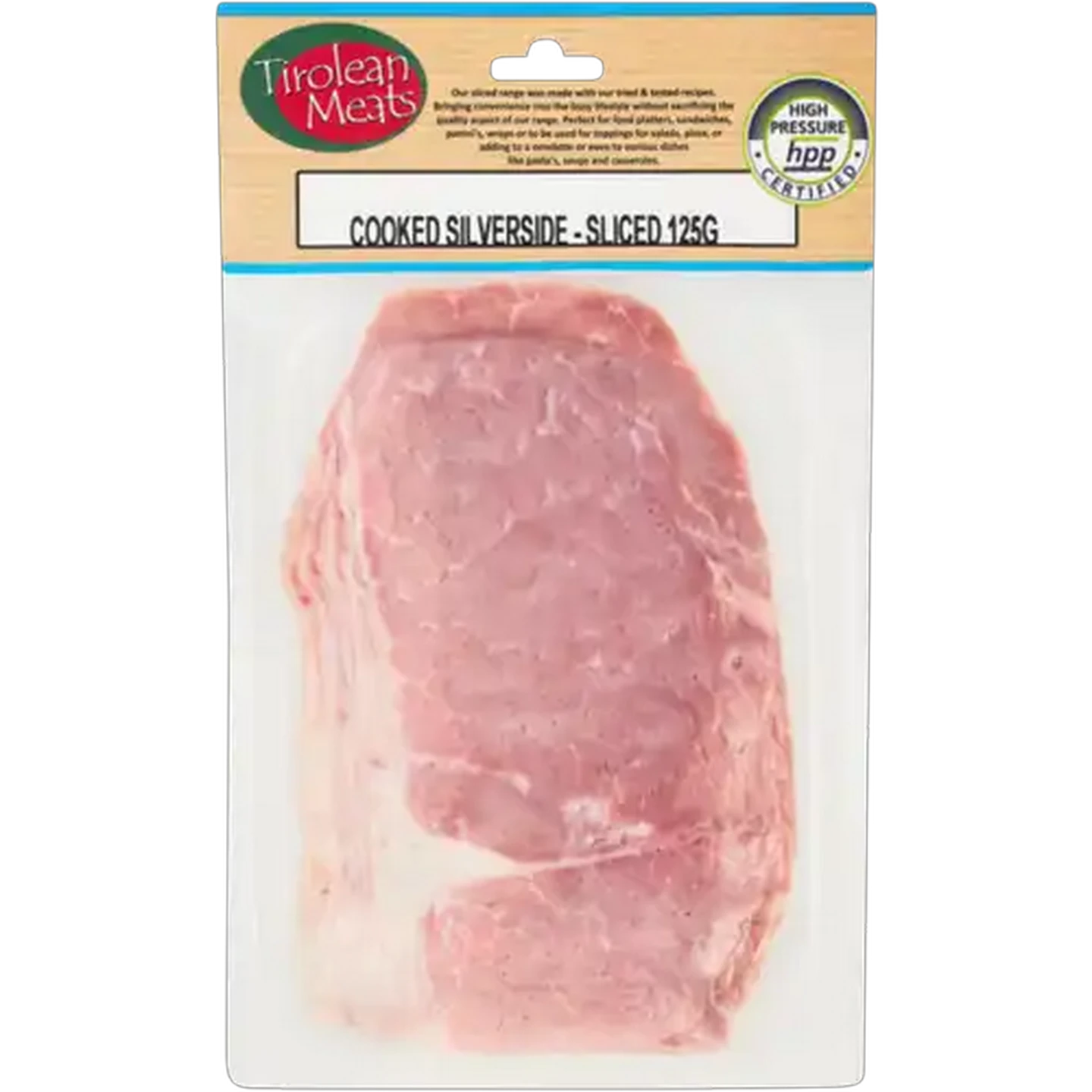 Image of Tirolean Meats Cooked Silverside 125g
