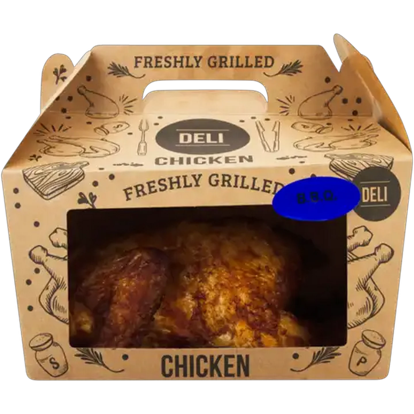 Image of Freshly Grilled Free Range Whole Barbeque Chicken