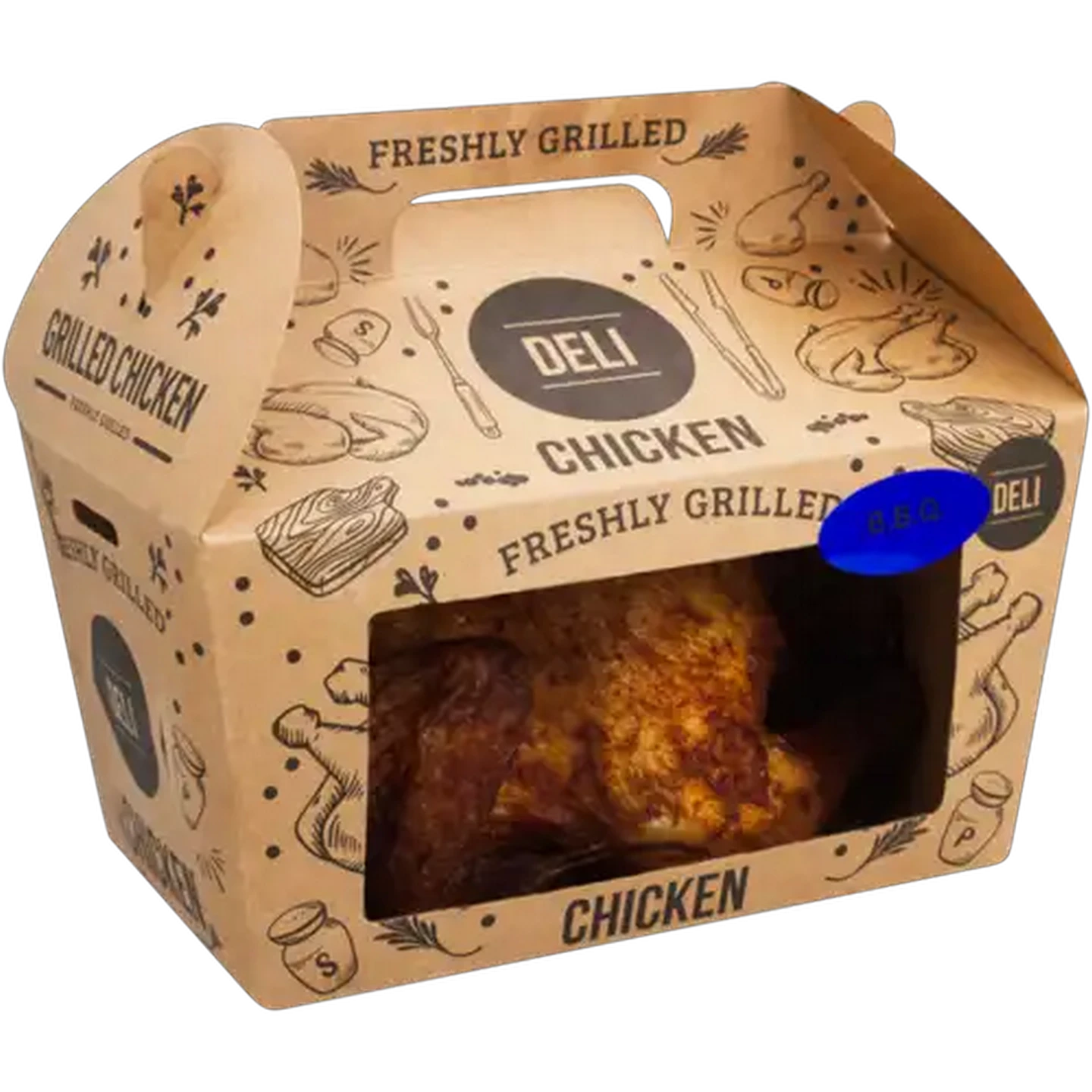 Image of Freshly Grilled Free Range Whole Barbeque Chicken
