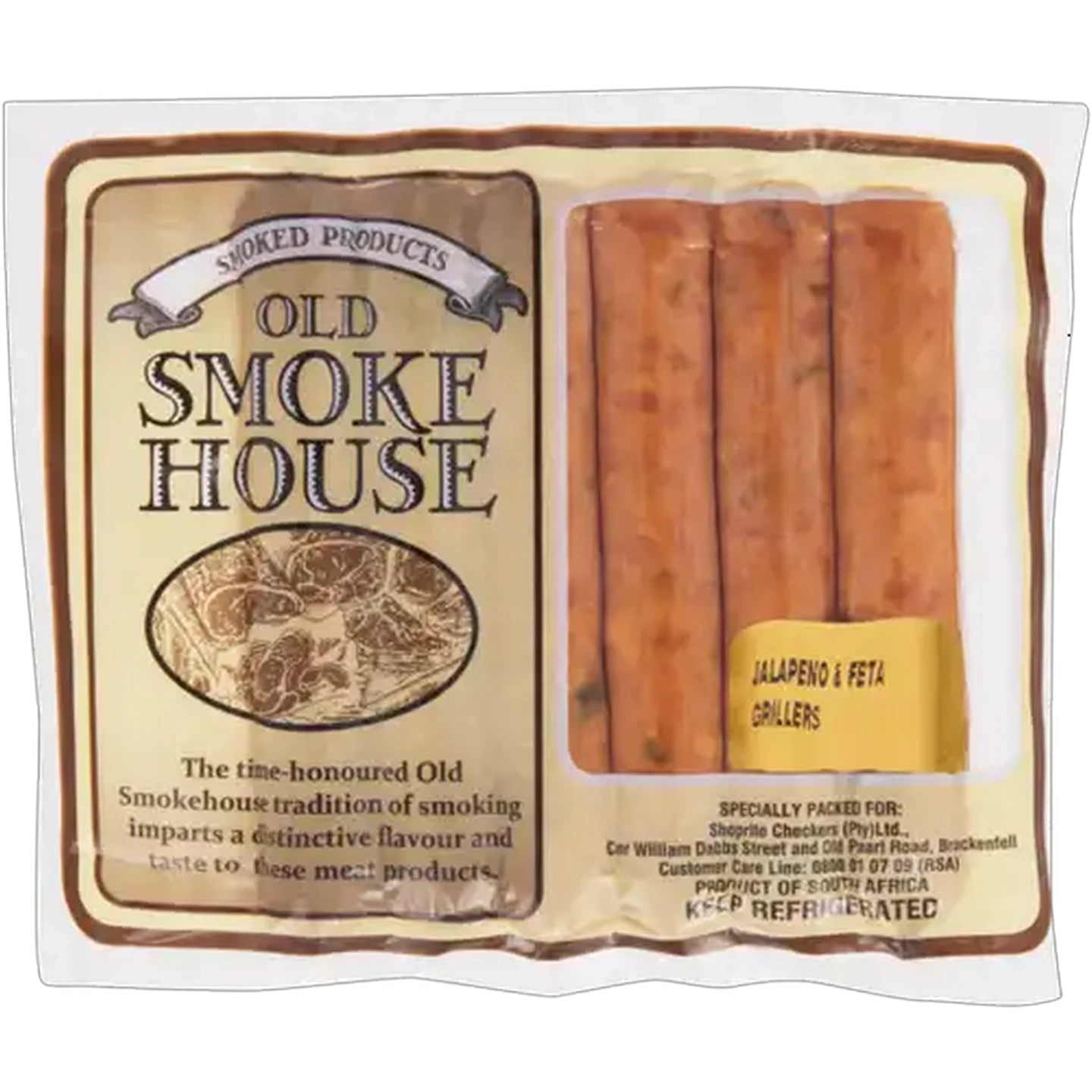 Image of Old Smokehouse Jalapeno & Feta Grillers Per kg
