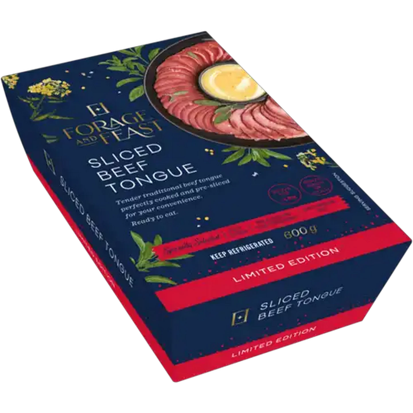 Image of Forage And Feast Limited Edition Sliced Beef Tongue 600g