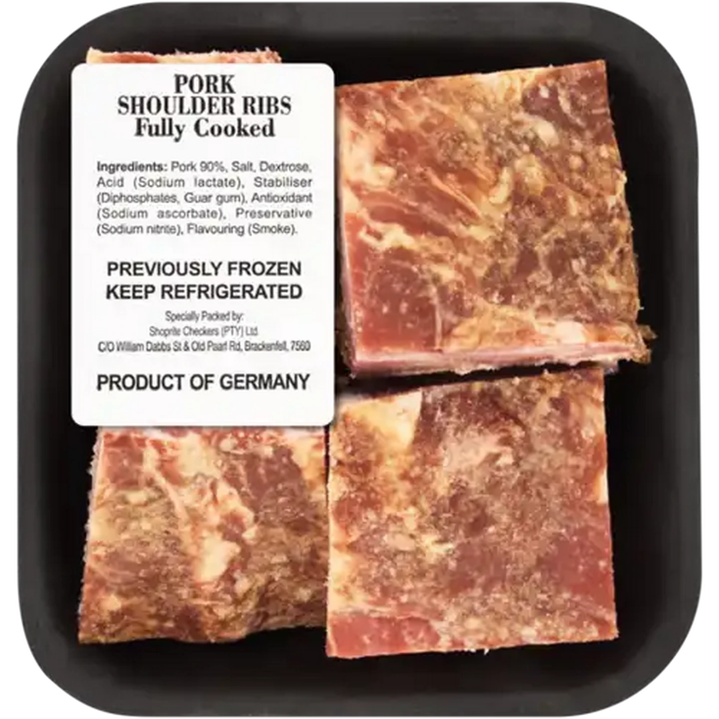 Image of Meat Market Pre-Cooked Pork Shoulder Ribs Per KG