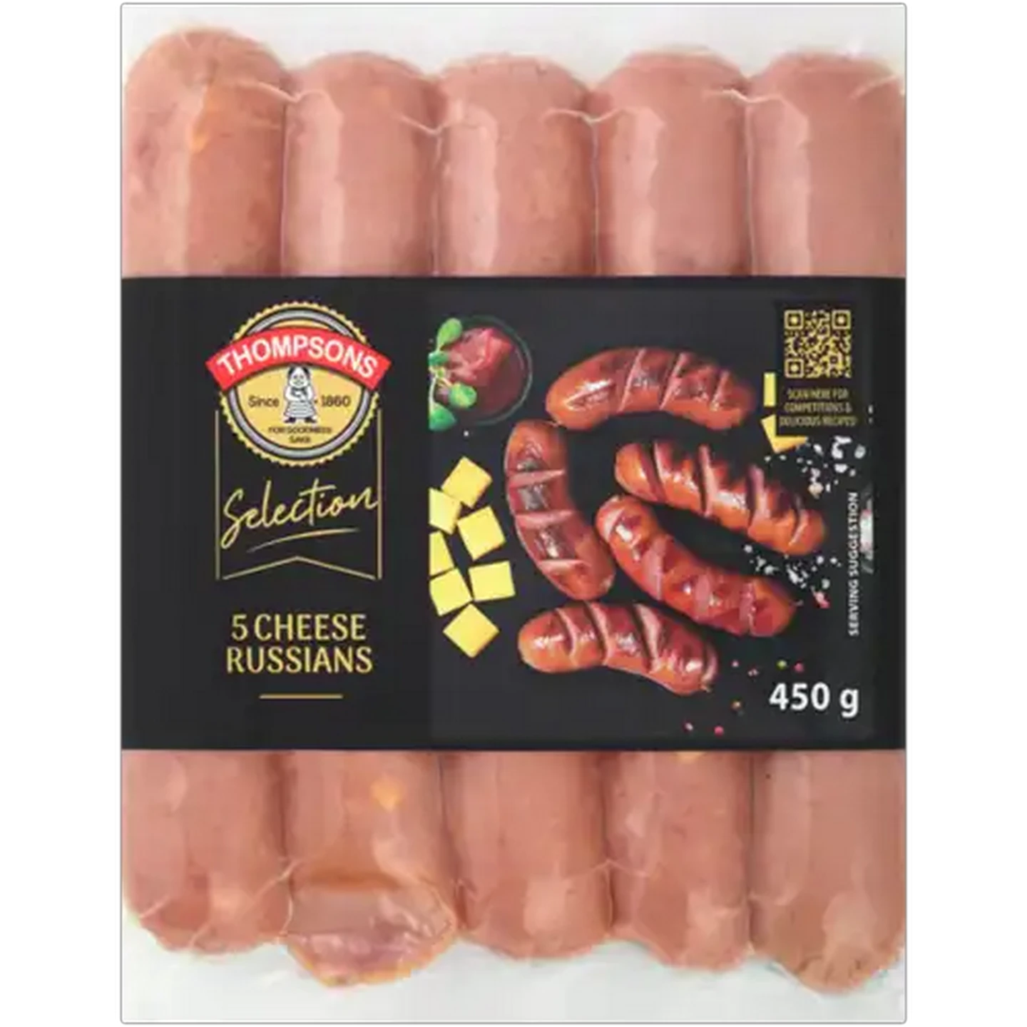 Image of Thompsons Selection Cheese Russians 5 Pack