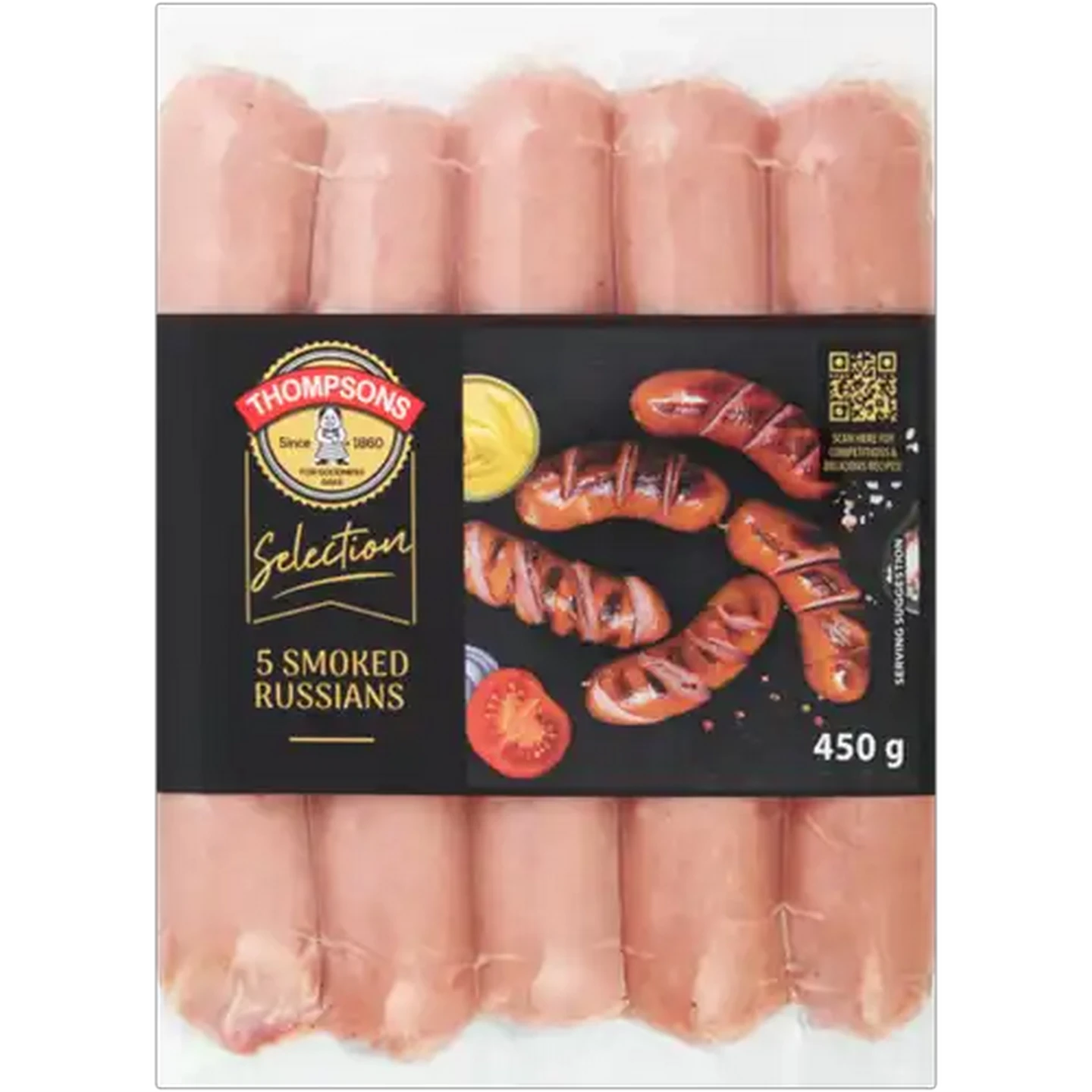 Image of Thompsons Selection Smoked Russians 5 Pack
