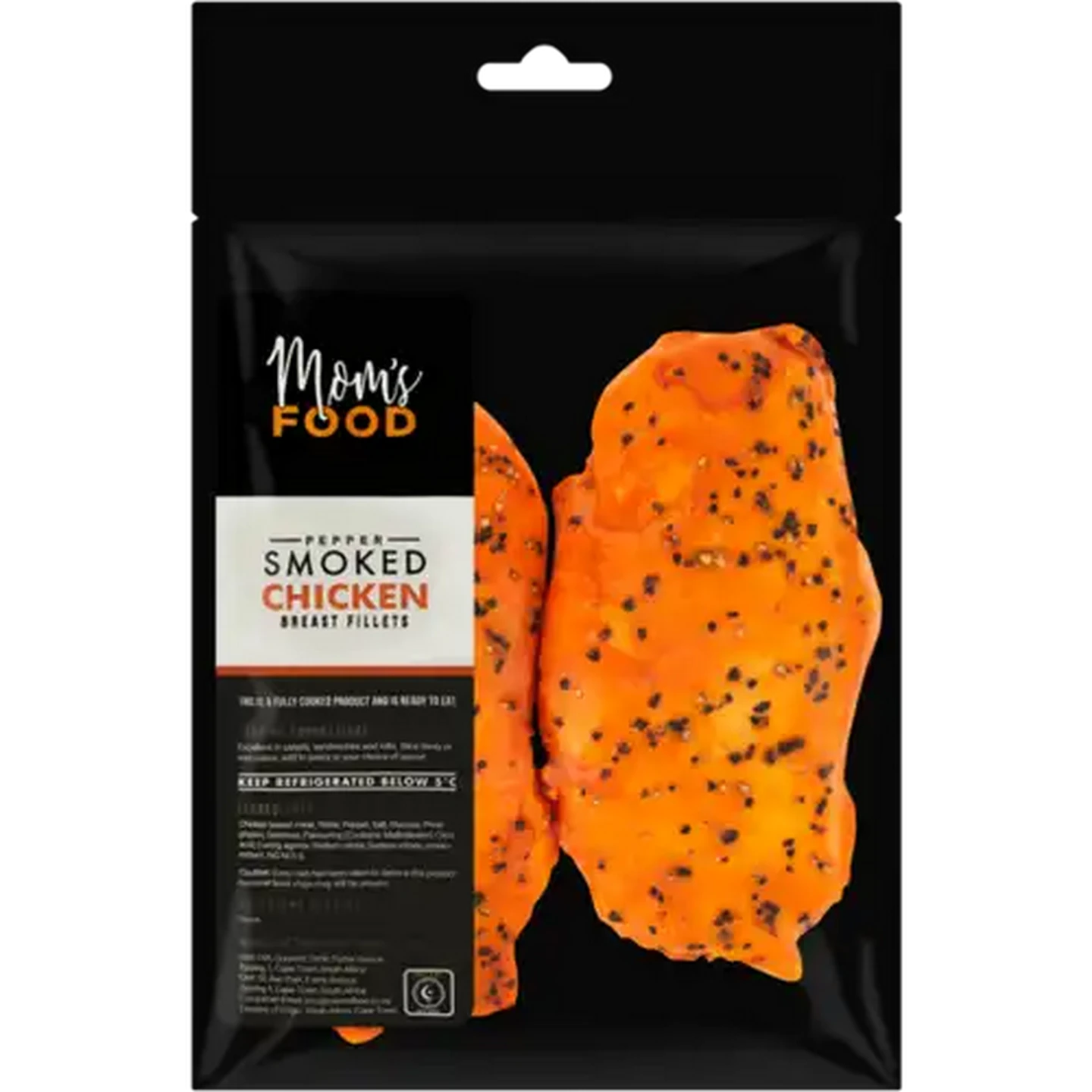 Image of Mom's Food Pepper Smoked Chicken Breast Fillets Per KG