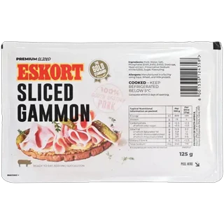 Eskort Sliced Gammon 125g