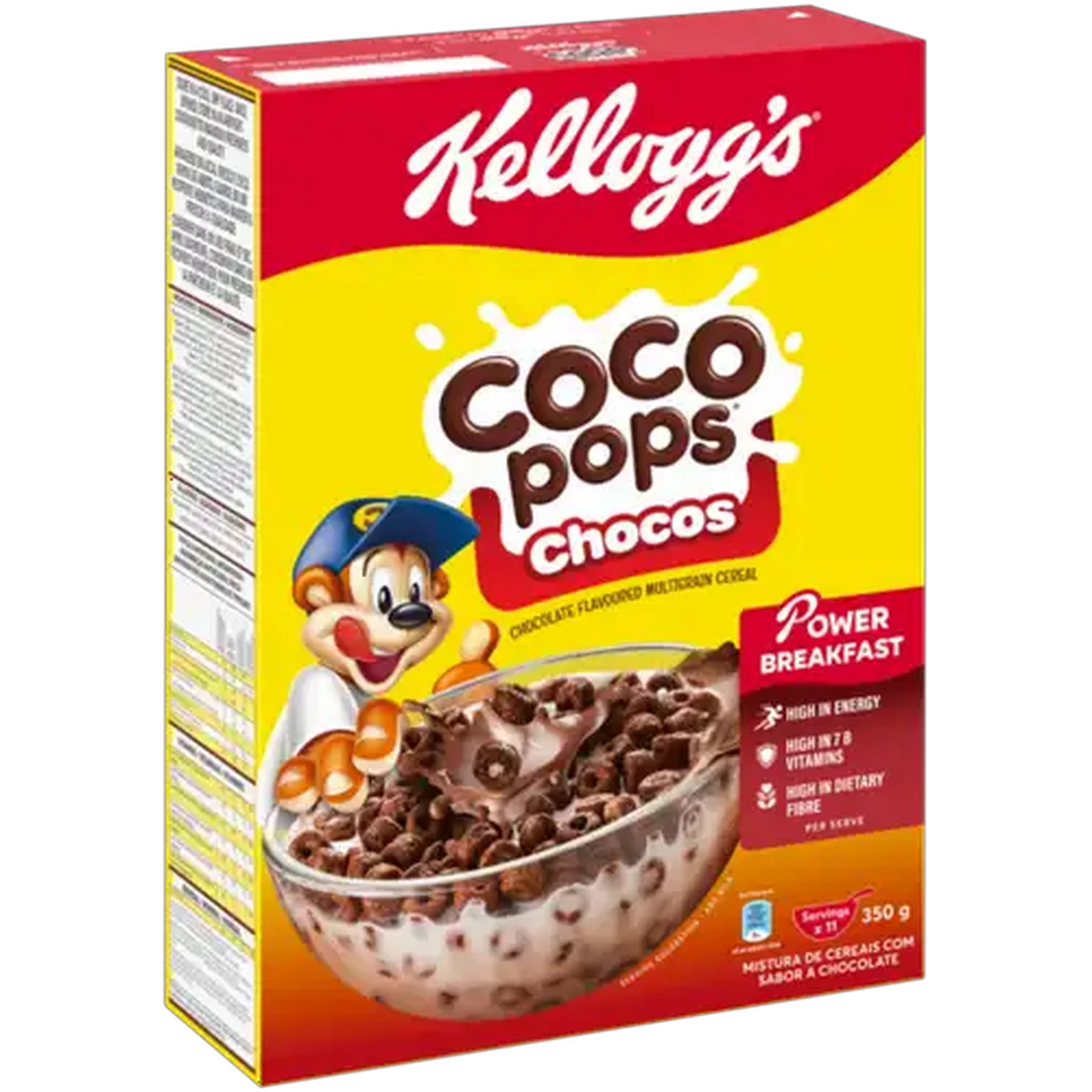 Image of Kellogg's Coco Pops Chocos Multigrain Cereal 350g