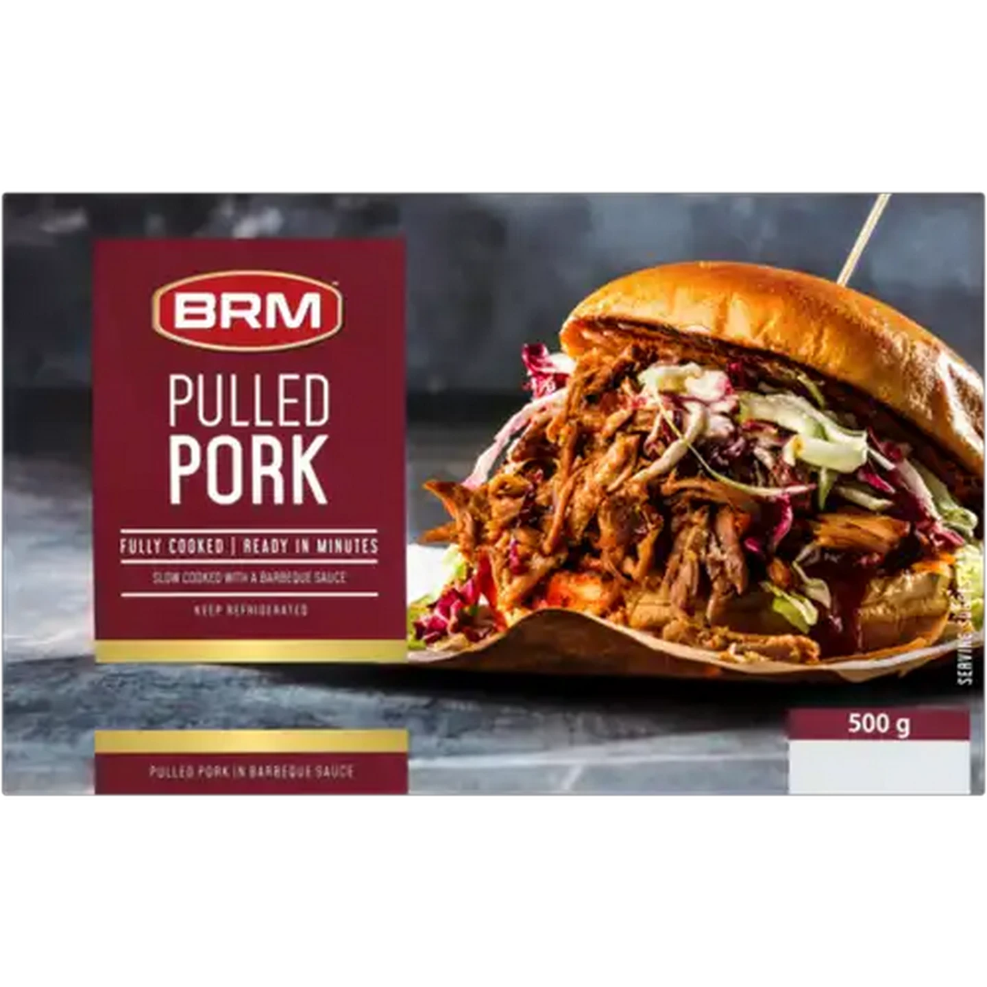 Image of BRM Frozen Pulled Pork with Barbeque Sauce 500g