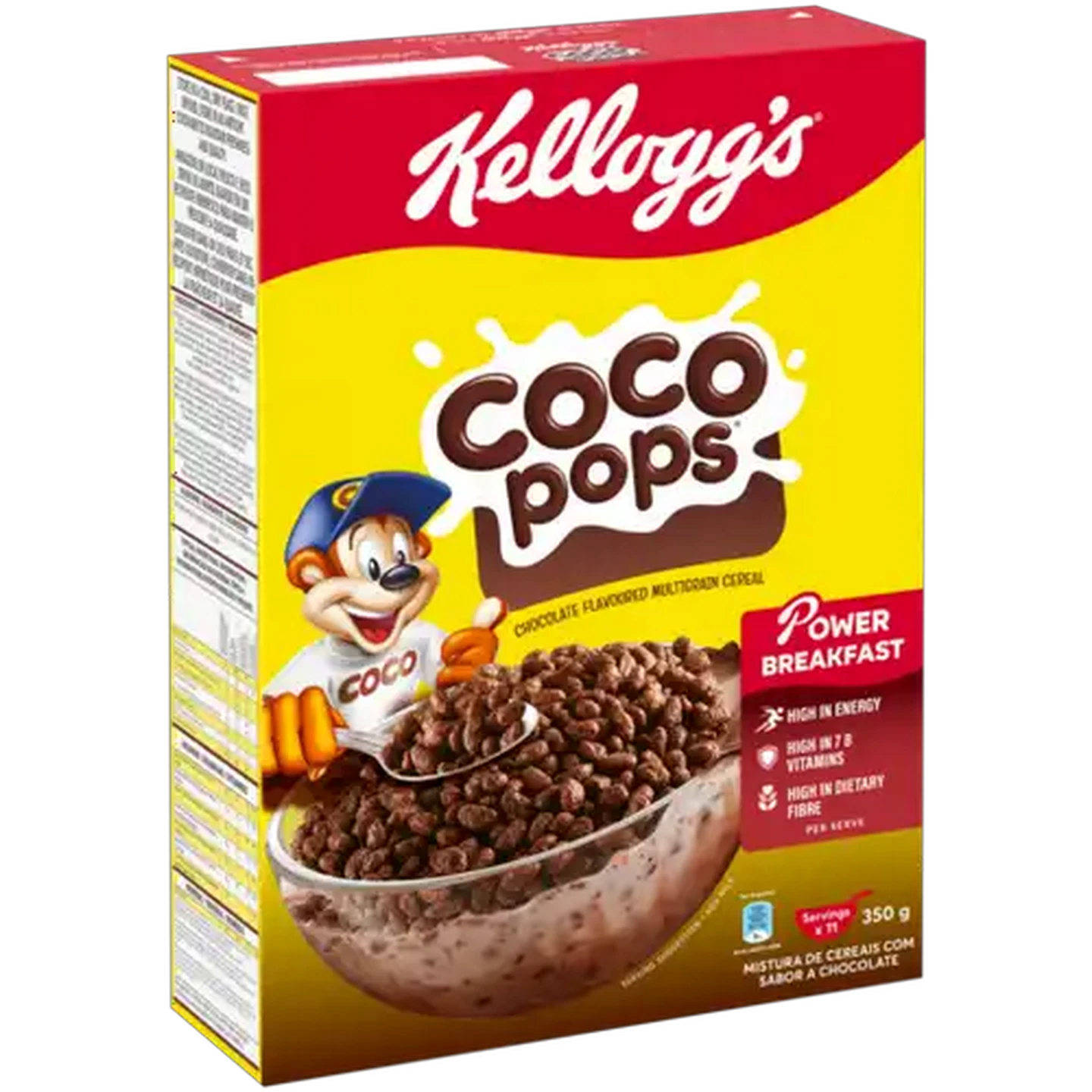 Image of Kellogg's Coco Pops Chocolate Flavoured Multigrain Cereal 350g
