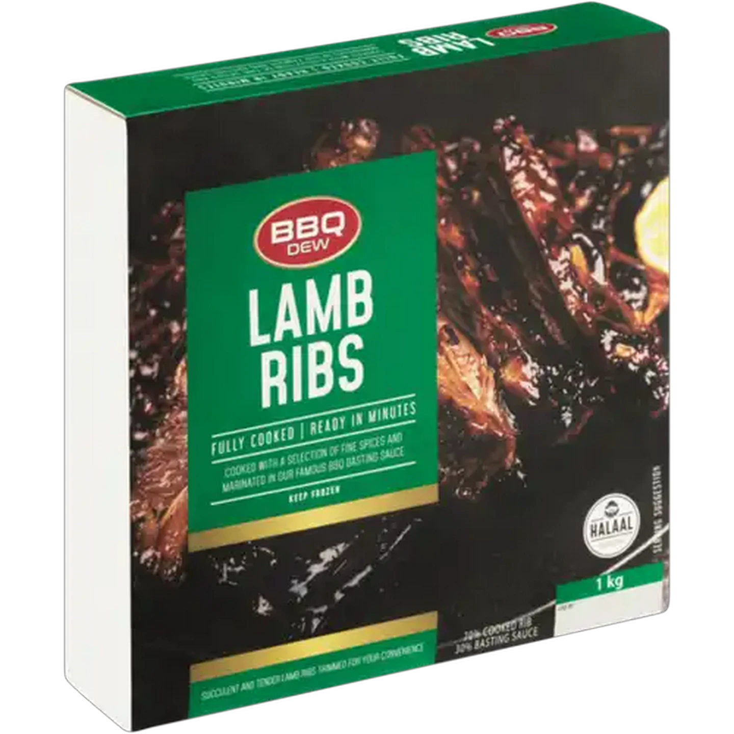 Image of BBQ DEW Frozen Lamb Ribs 1kg