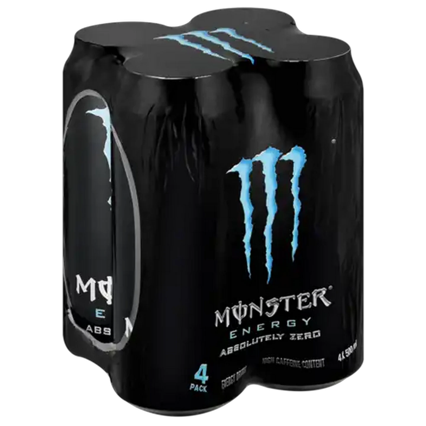 Image of Monster Absolute Zero Energy Drink Cans 4 x 500ml