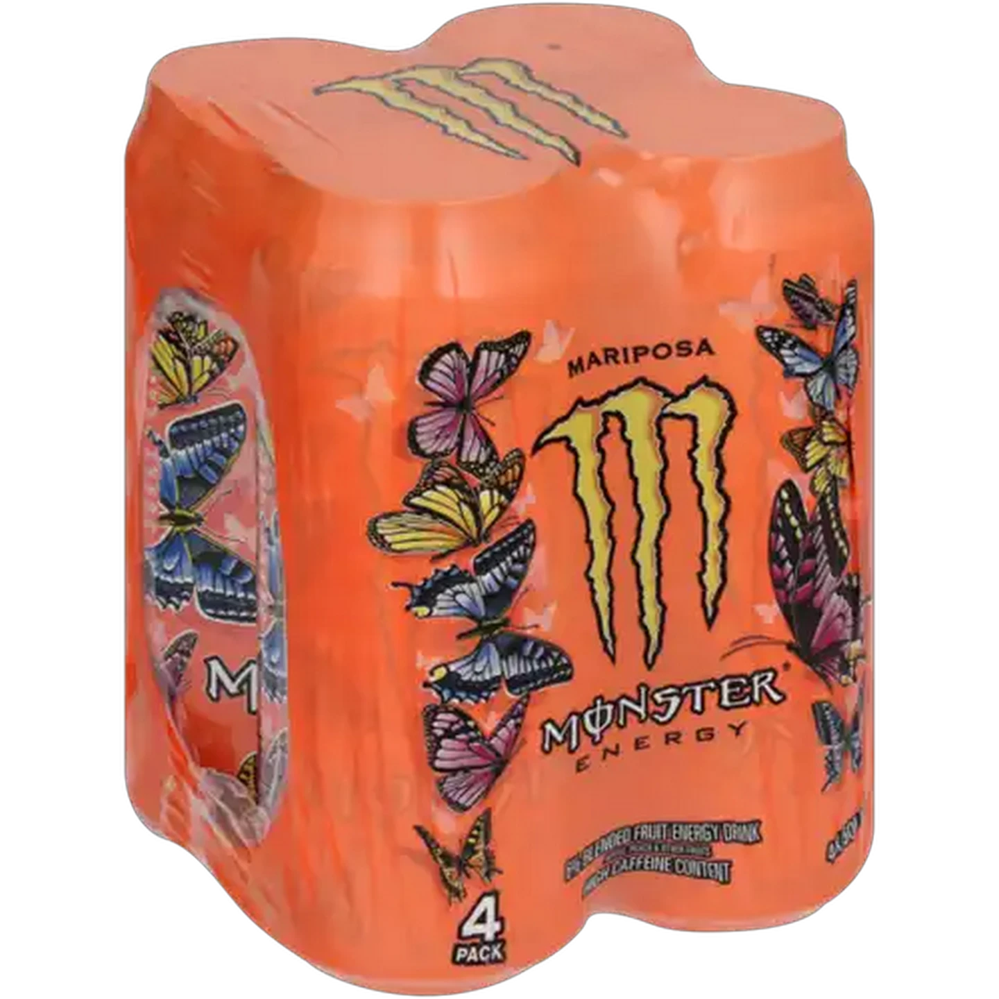 Image of Monster Mariposa Energy Drink Cans 4 x 500ml