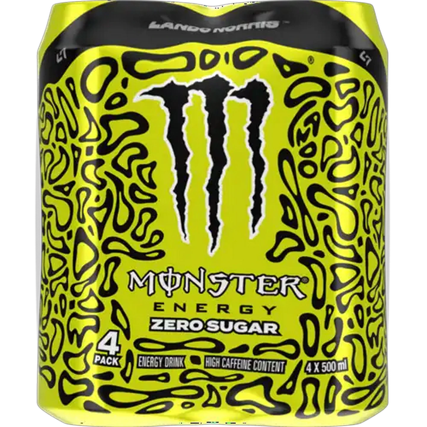 Image of Monster Lando Norris Zero Sugar Energy Drink 4 x 500ml