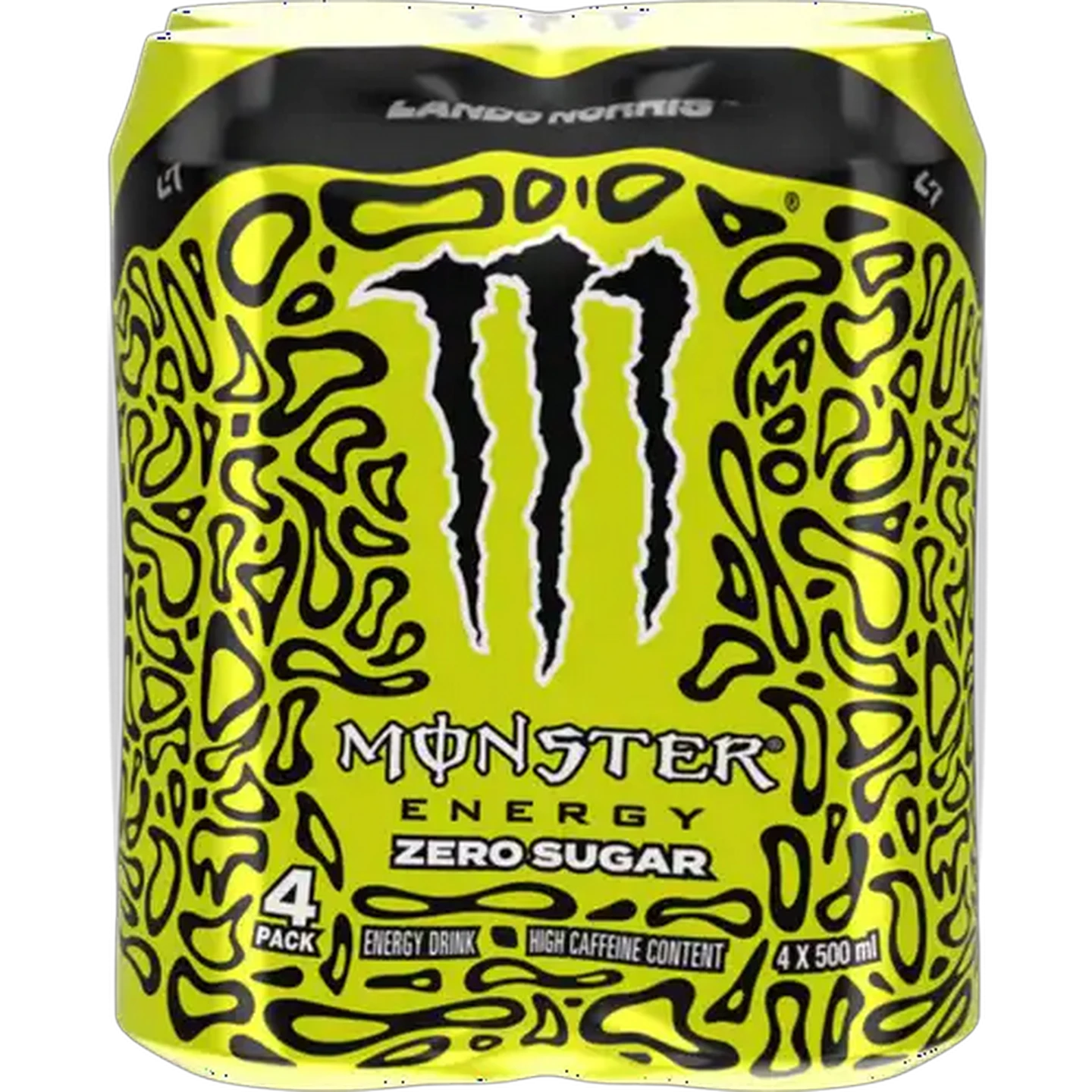 Image of Monster Lando Norris Zero Sugar Energy Drink 4 x 500ml