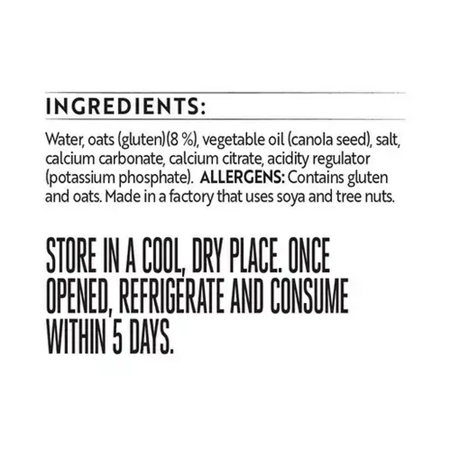 Image of Simple Truth Unsweetened Oat Milk 1L