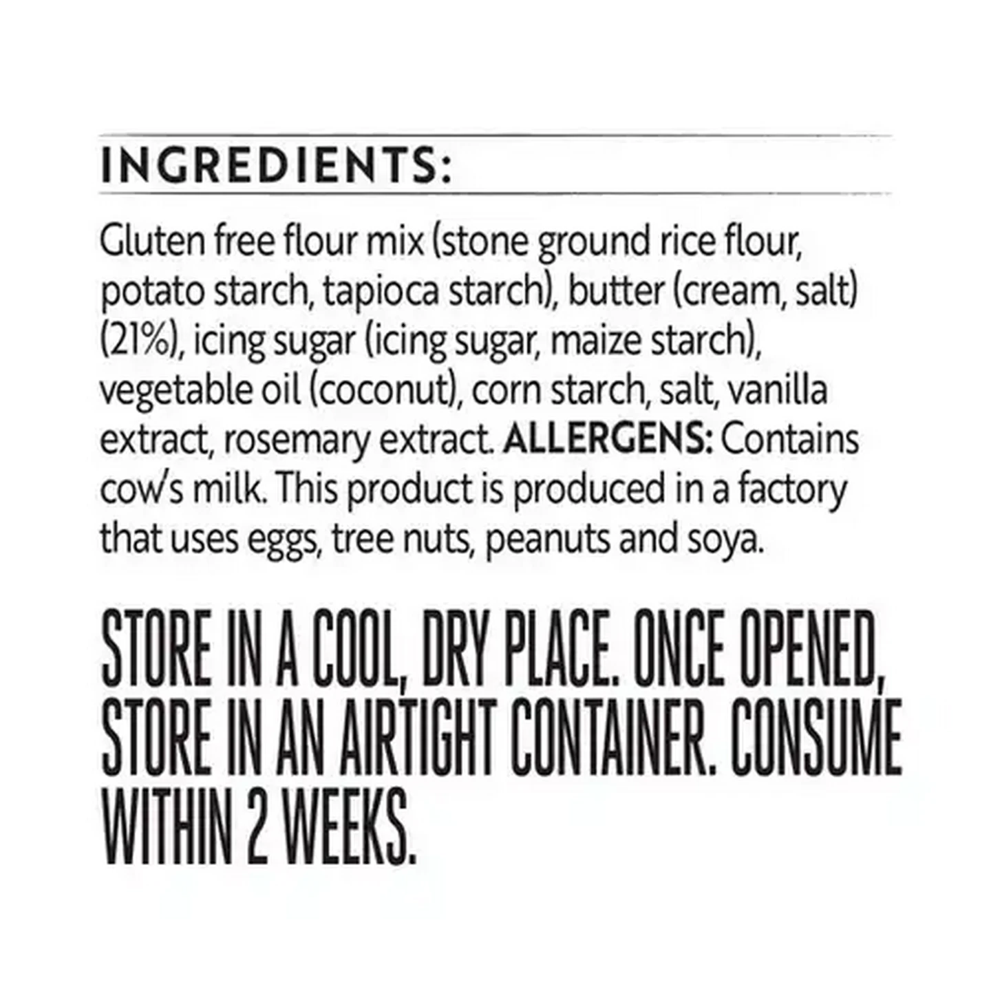 Image of Simple Truth Gluten Free Vanilla Shortbread 125g
