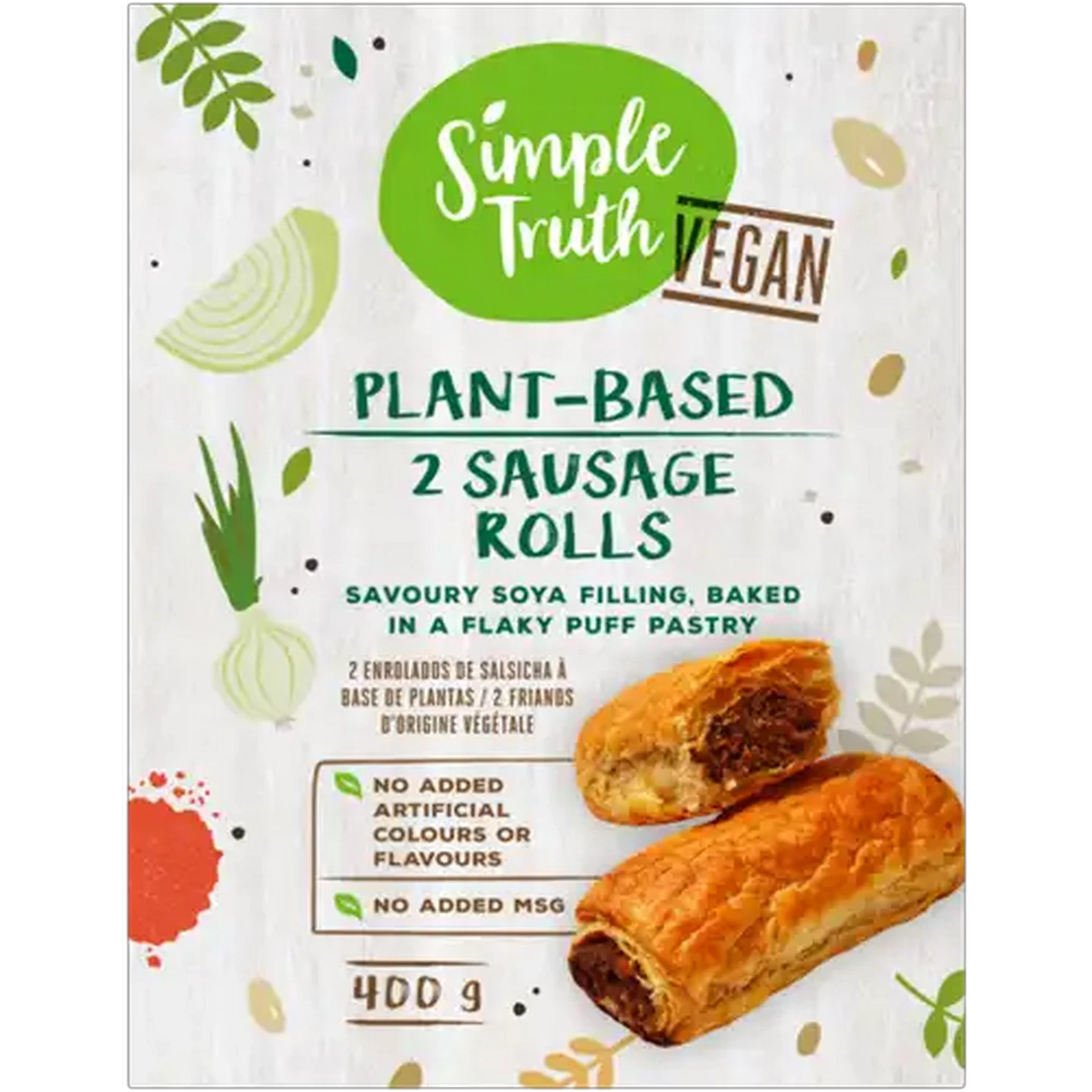 Image of Simple Truth Frozen Plant-Based Sausage Rolls 2-Pack