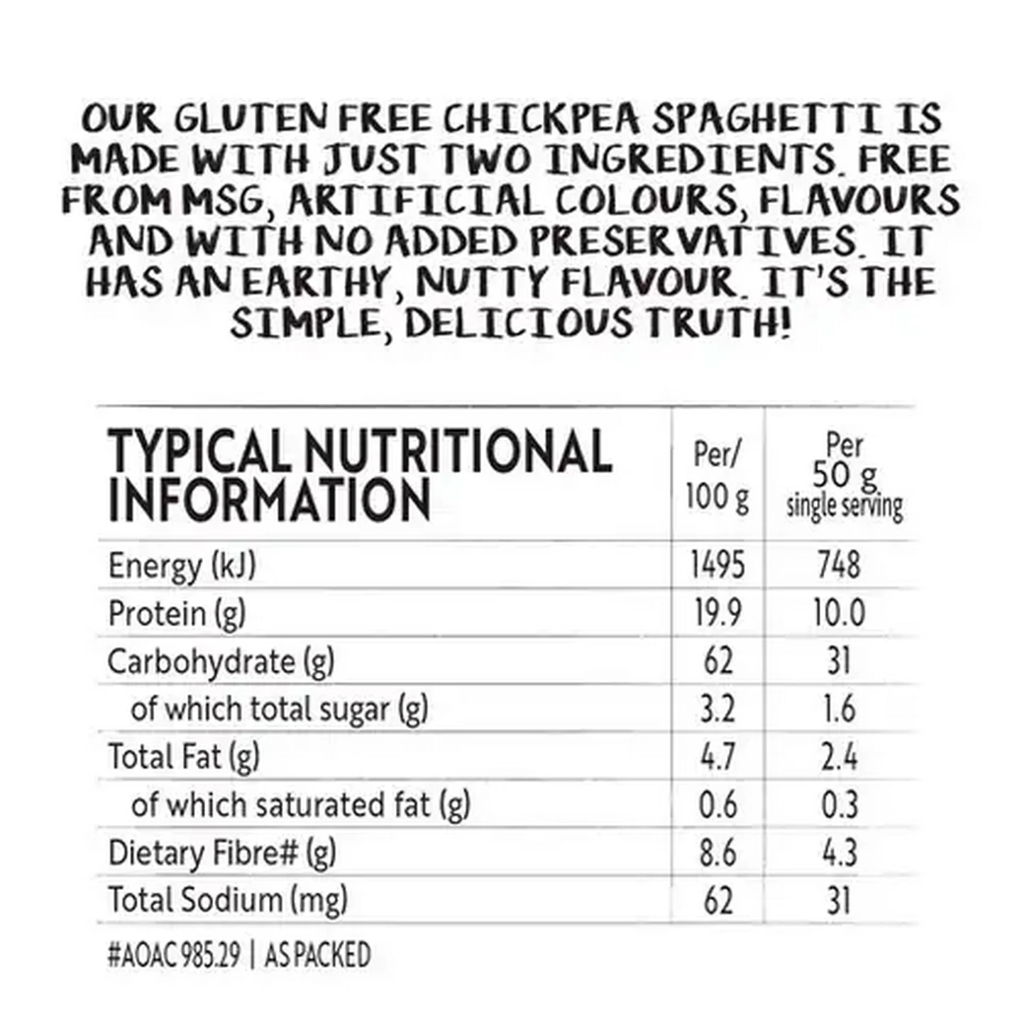 Image of Simple Truth Chickpea Spaghetti 250g