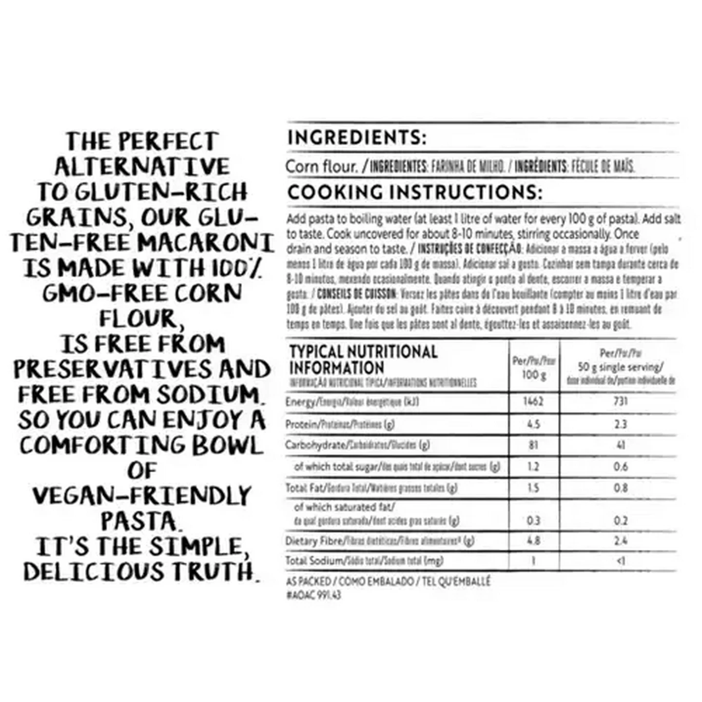 Image of Simple Truth Gluten-Free Macaroni 500g