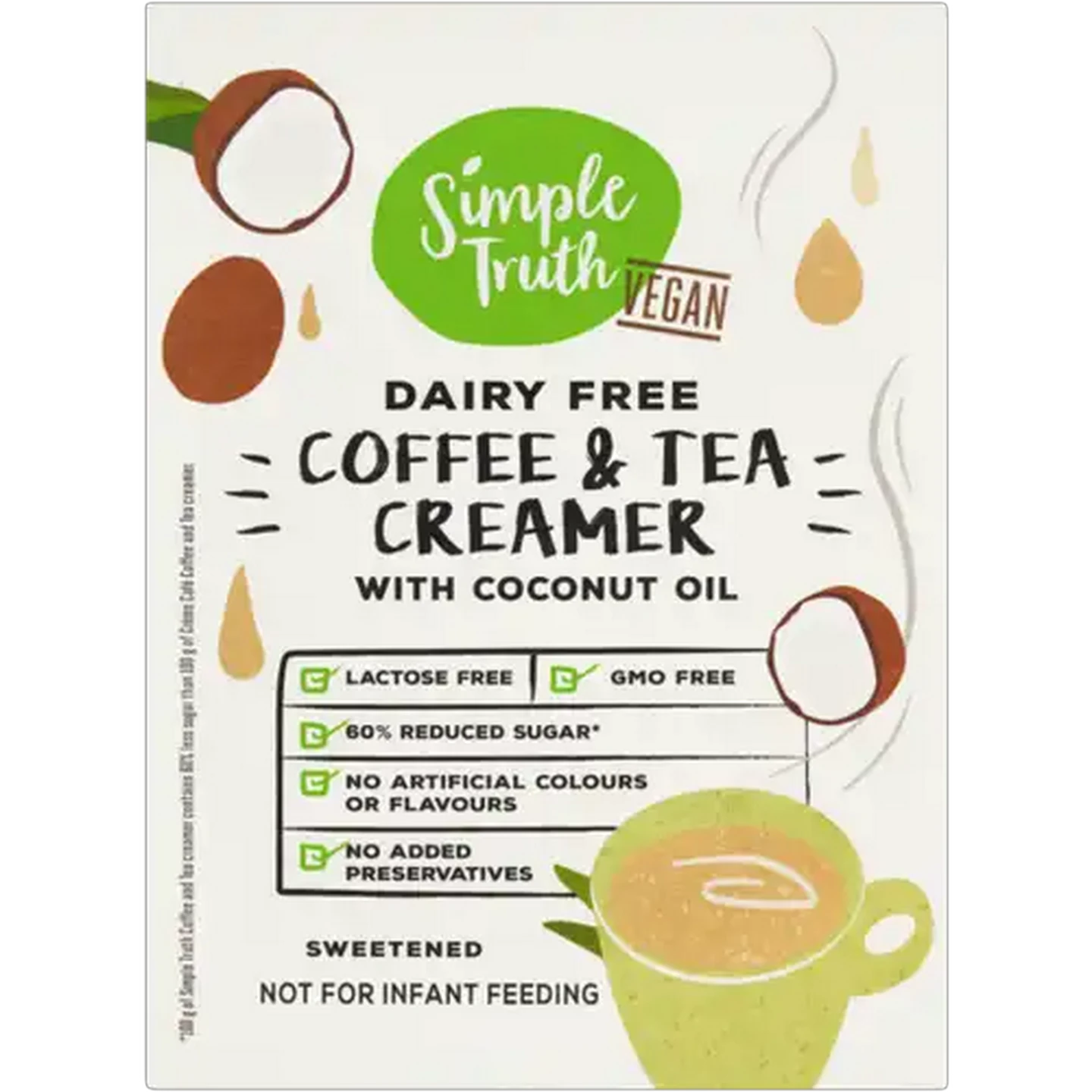 Image of Simple Truth Dairy Free Coffee Creamer 500g
