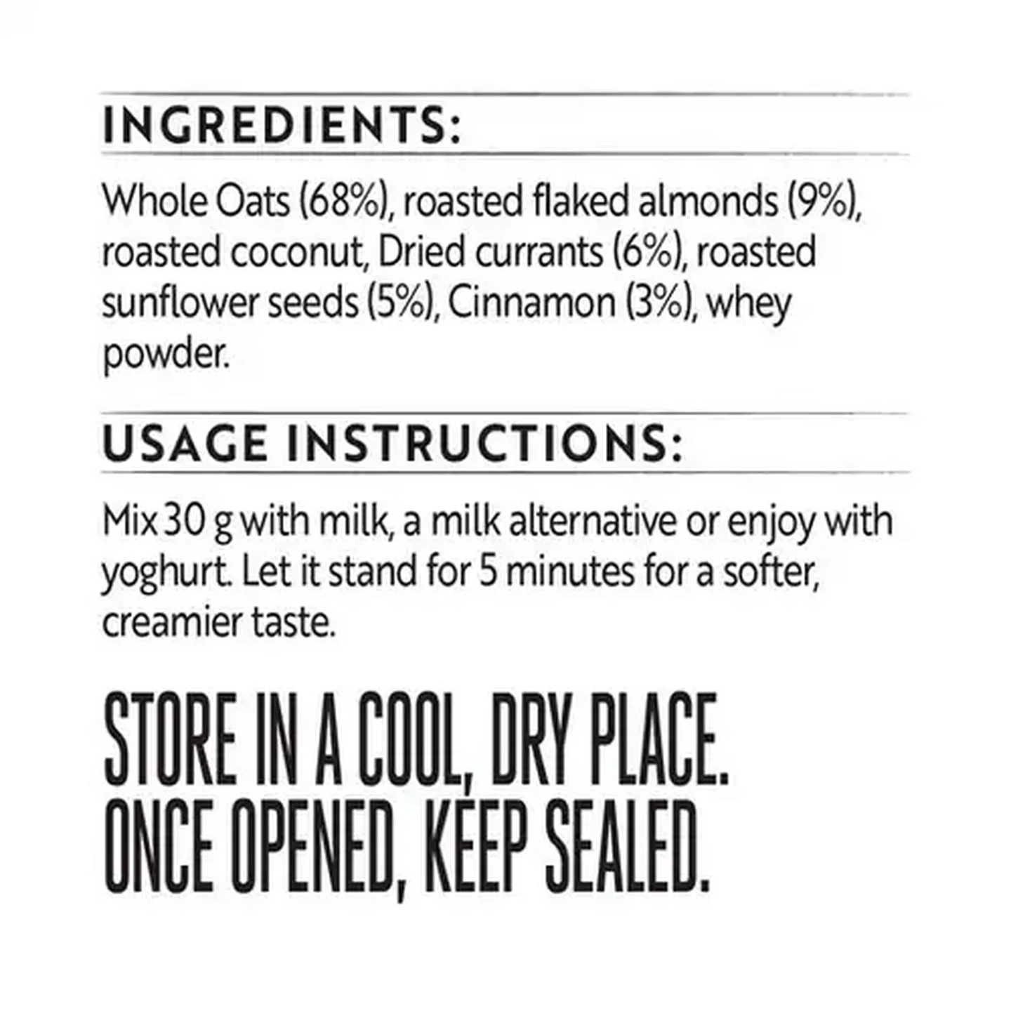 Image of Simple Truth Dry Roasted Currant & Almond Muesli 350g