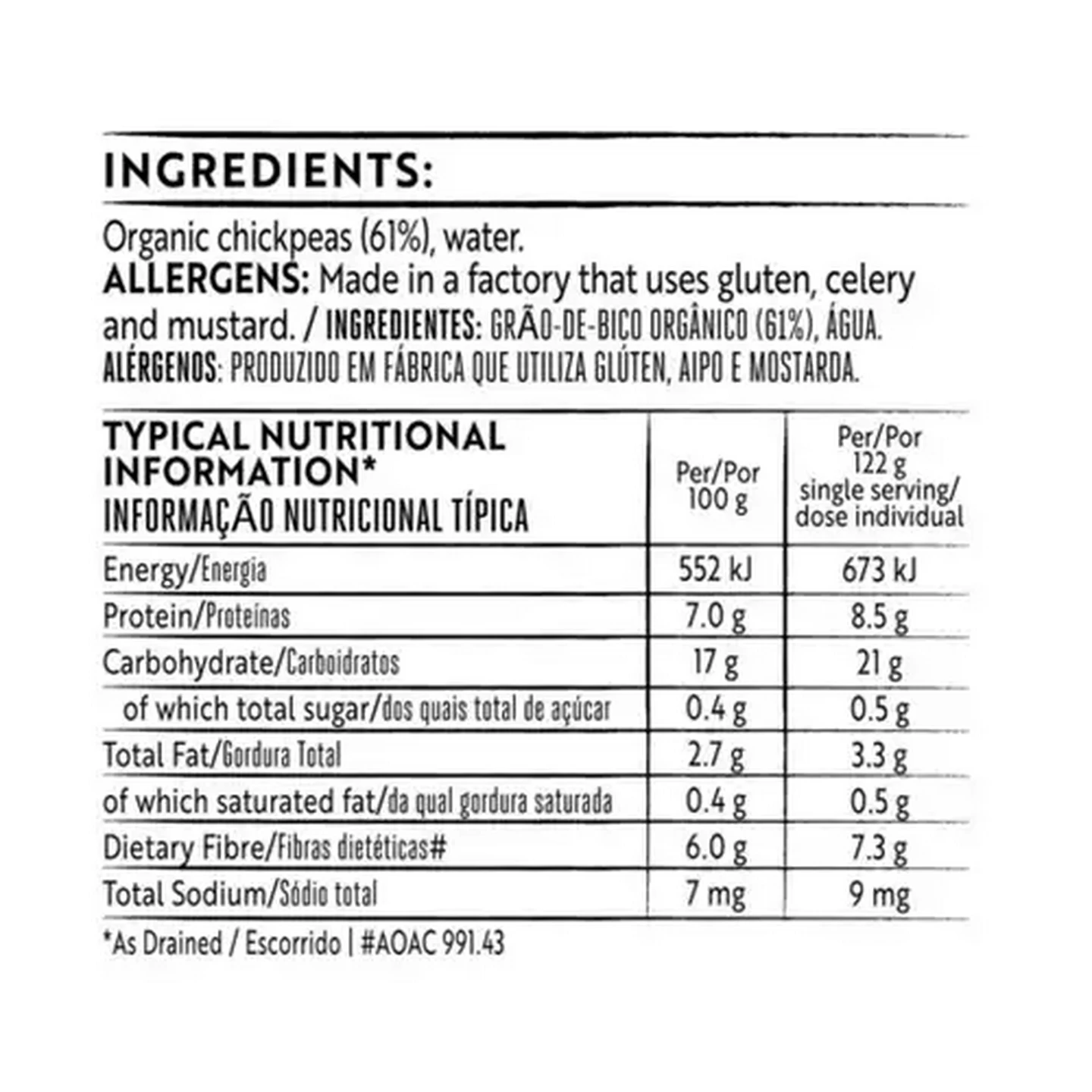 Image of Simple Truth Organic Chickpeas in Water 400g