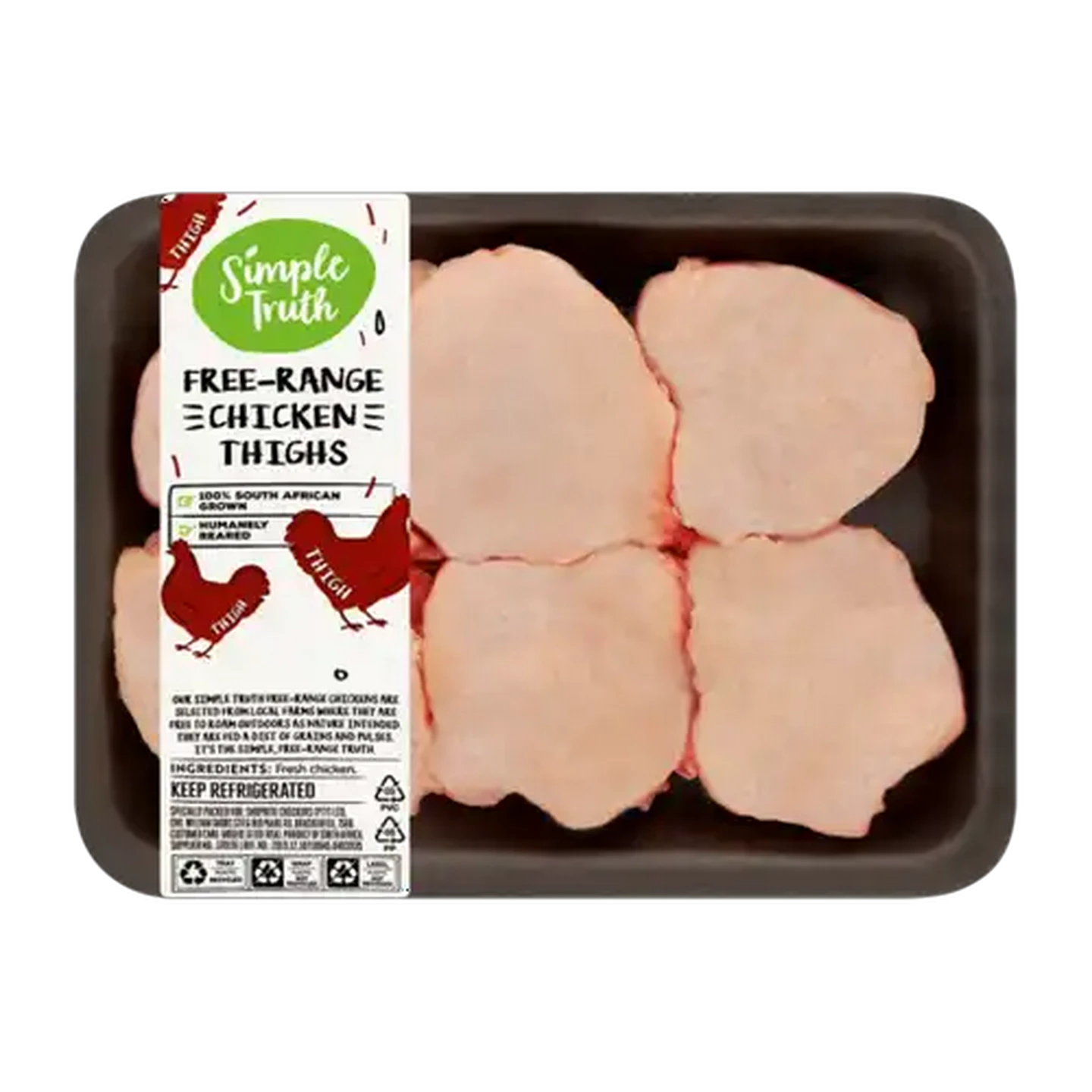 Image of Simple Truth Free-Range Chicken Thighs Per kg