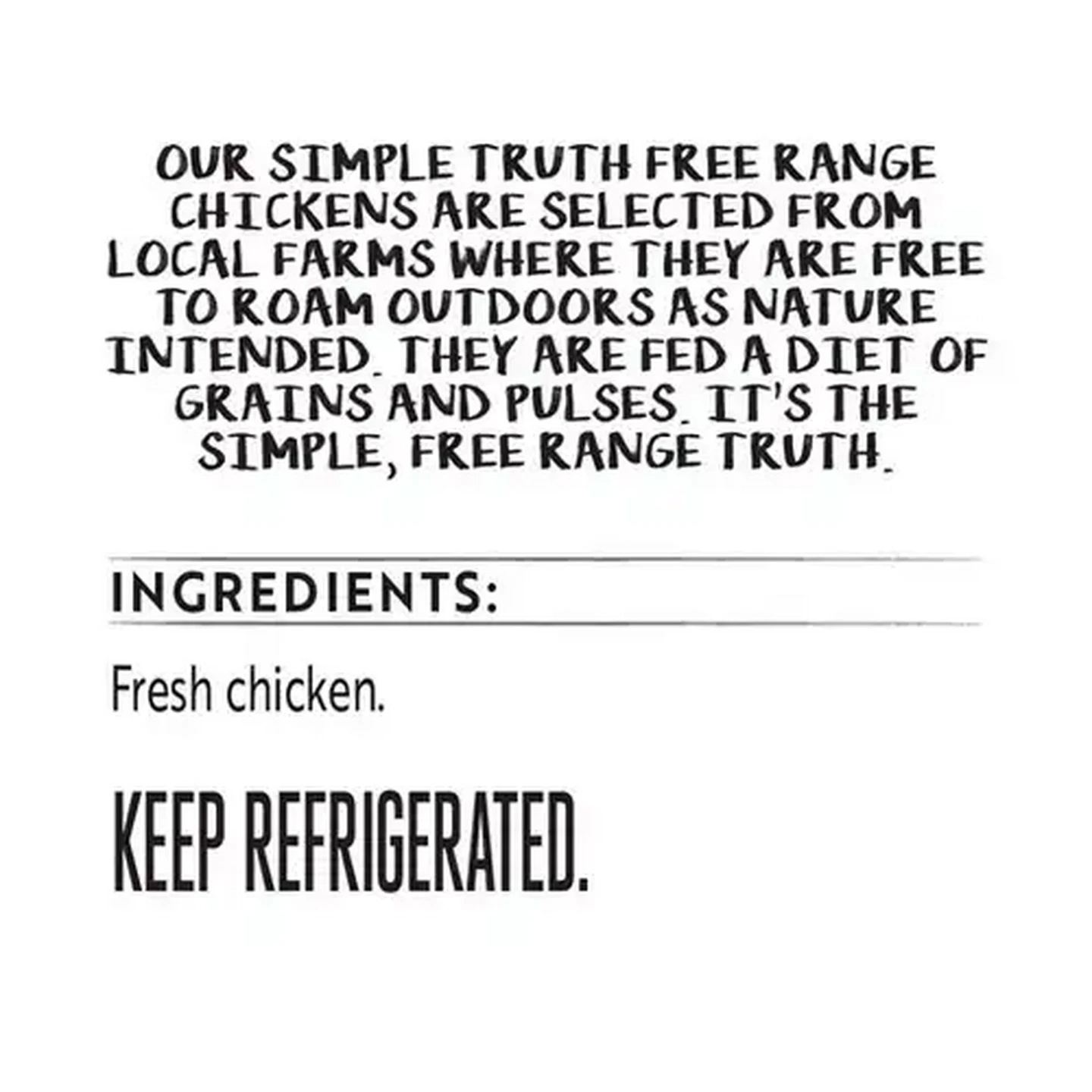 Image of Simple Truth Free-Range Chicken Thighs Per kg