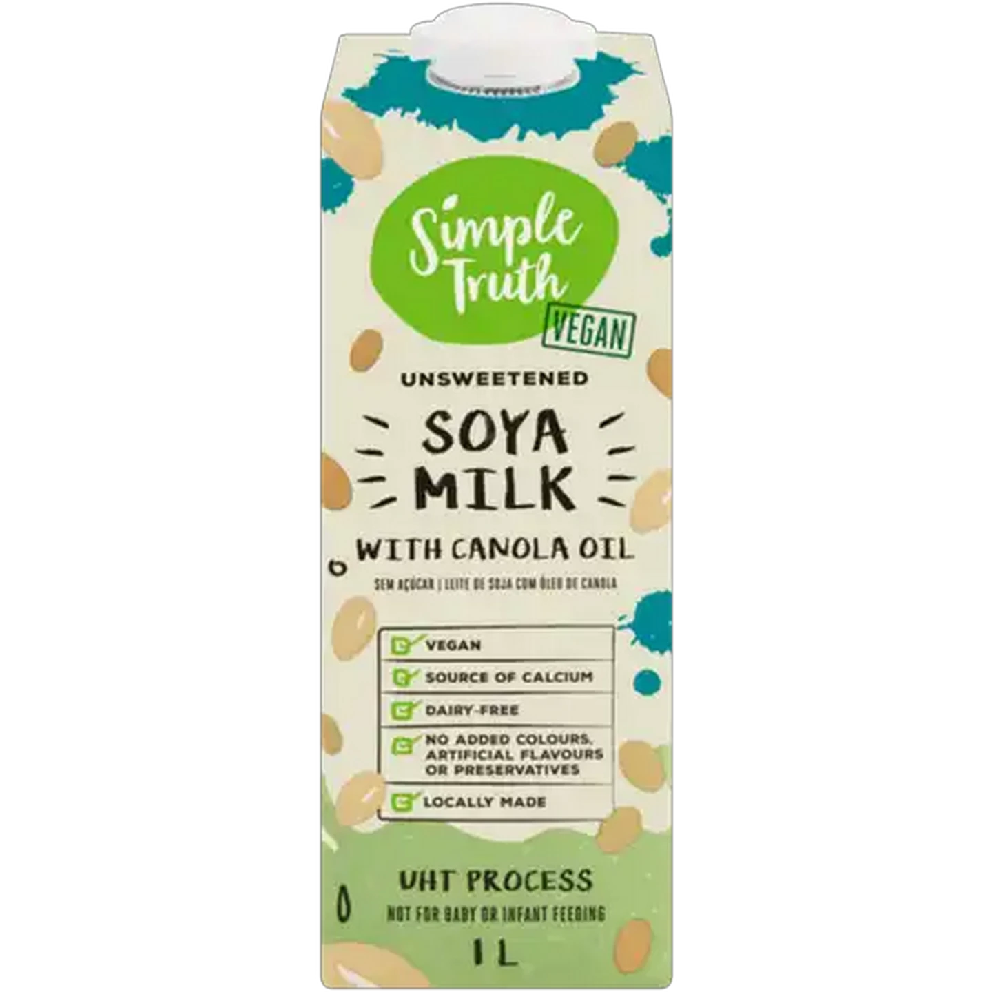 Image of Simple Truth Unsweetened Soya Milk 1L