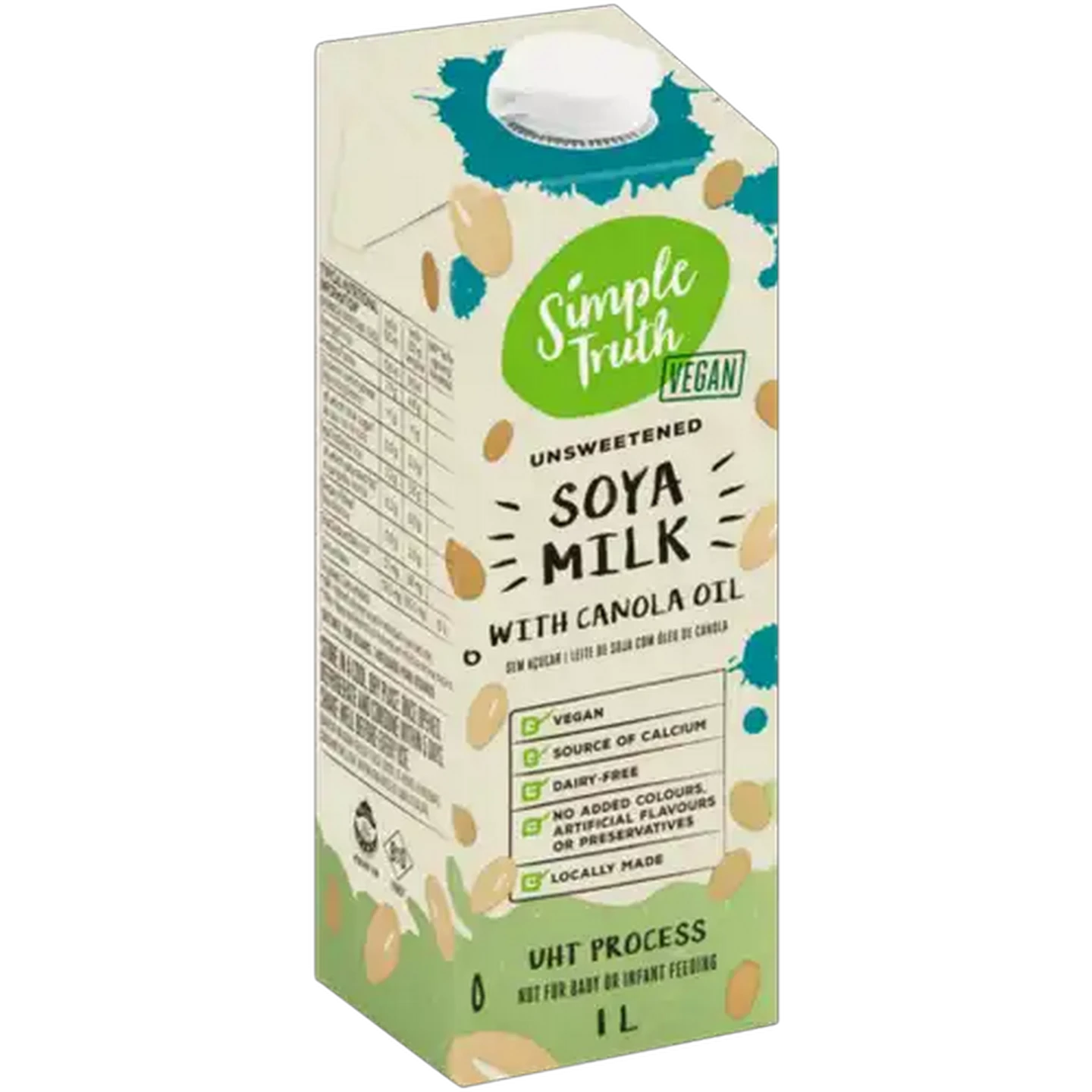Image of Simple Truth Unsweetened Soya Milk 1L